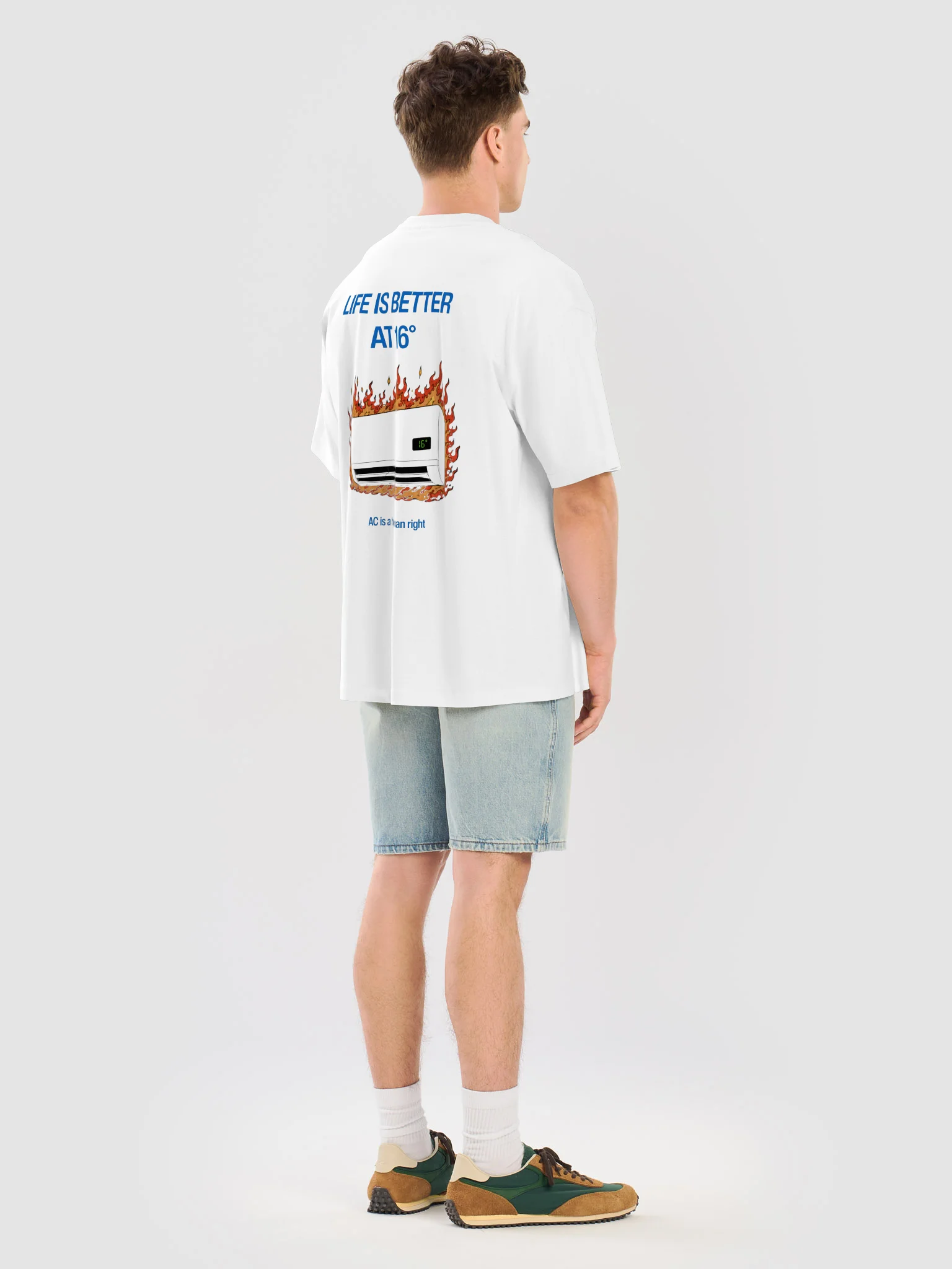 AC On Fire Oversized Tee product image (8)