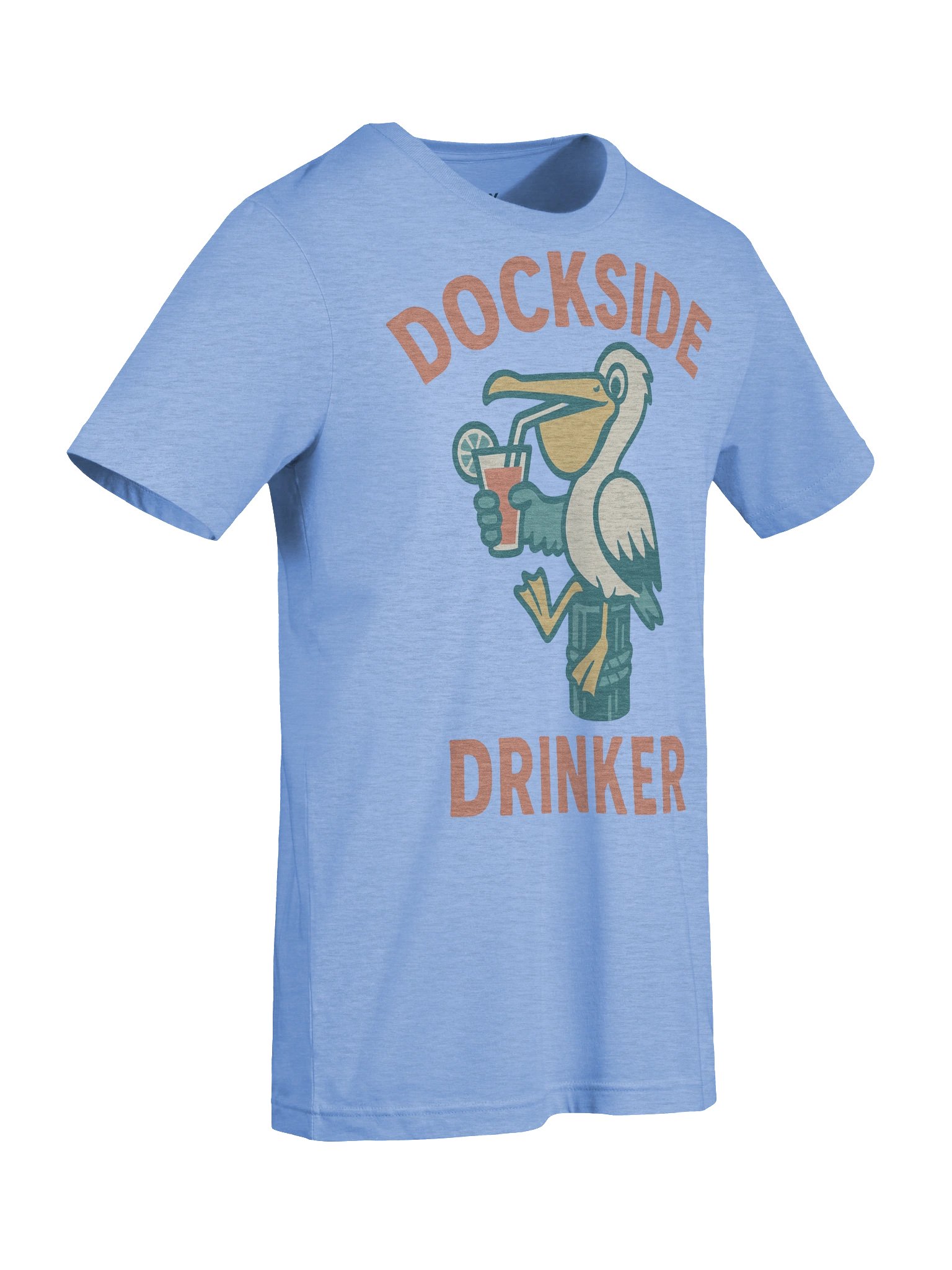 Dockside Drinker Pelican T-Shirt product image (5)