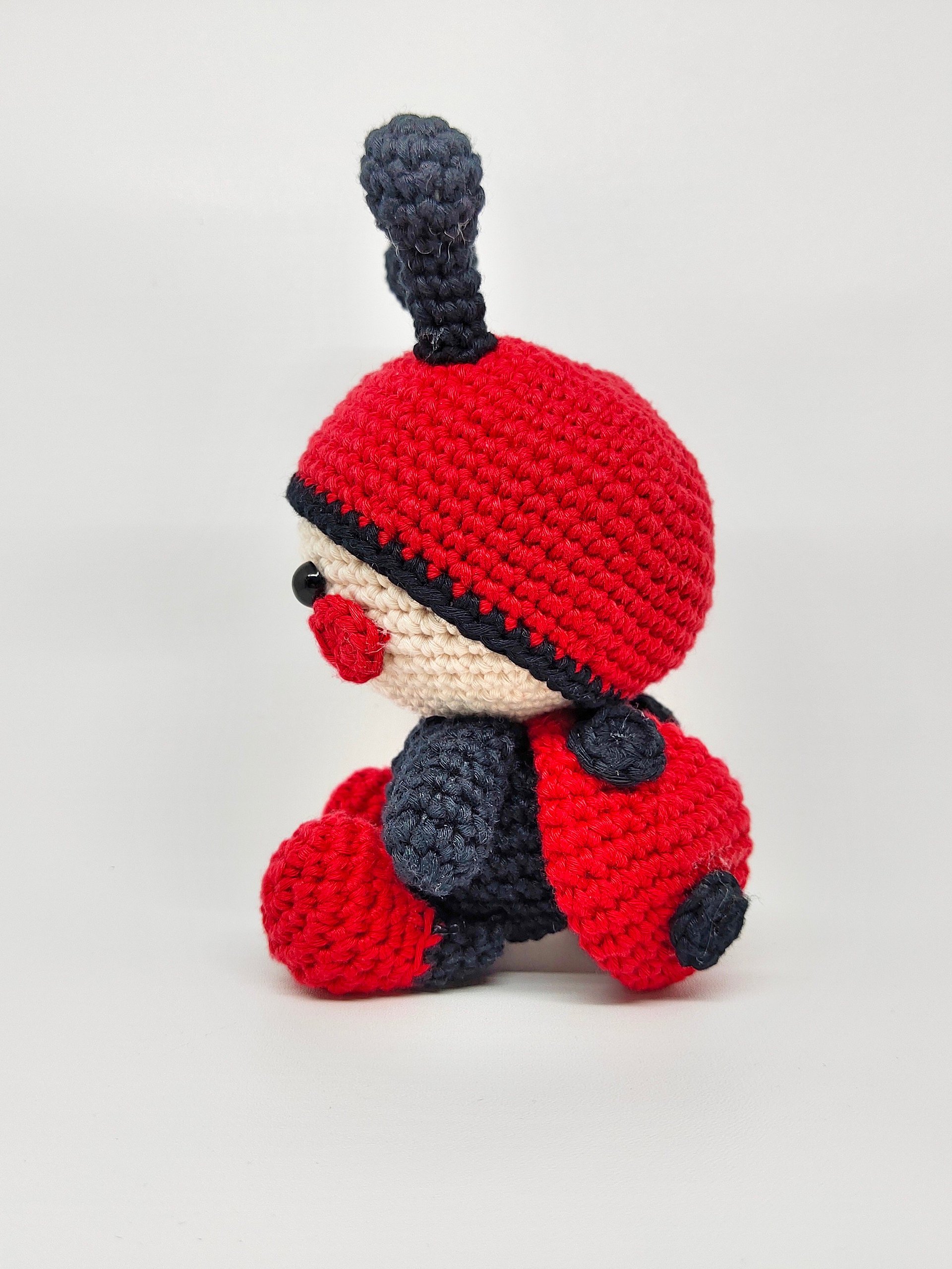 Amigurumi Cute Little Ladybug Clarke Crochet Doll Pattern Instructions product image (5)