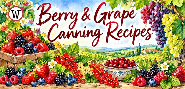 Berry and Grape Canning Recipes