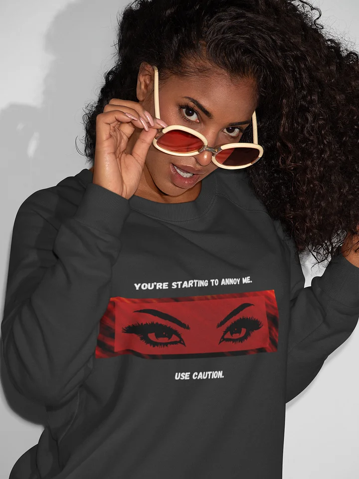 "Use Caution" Dark Premium Sweatshirt product image (2)