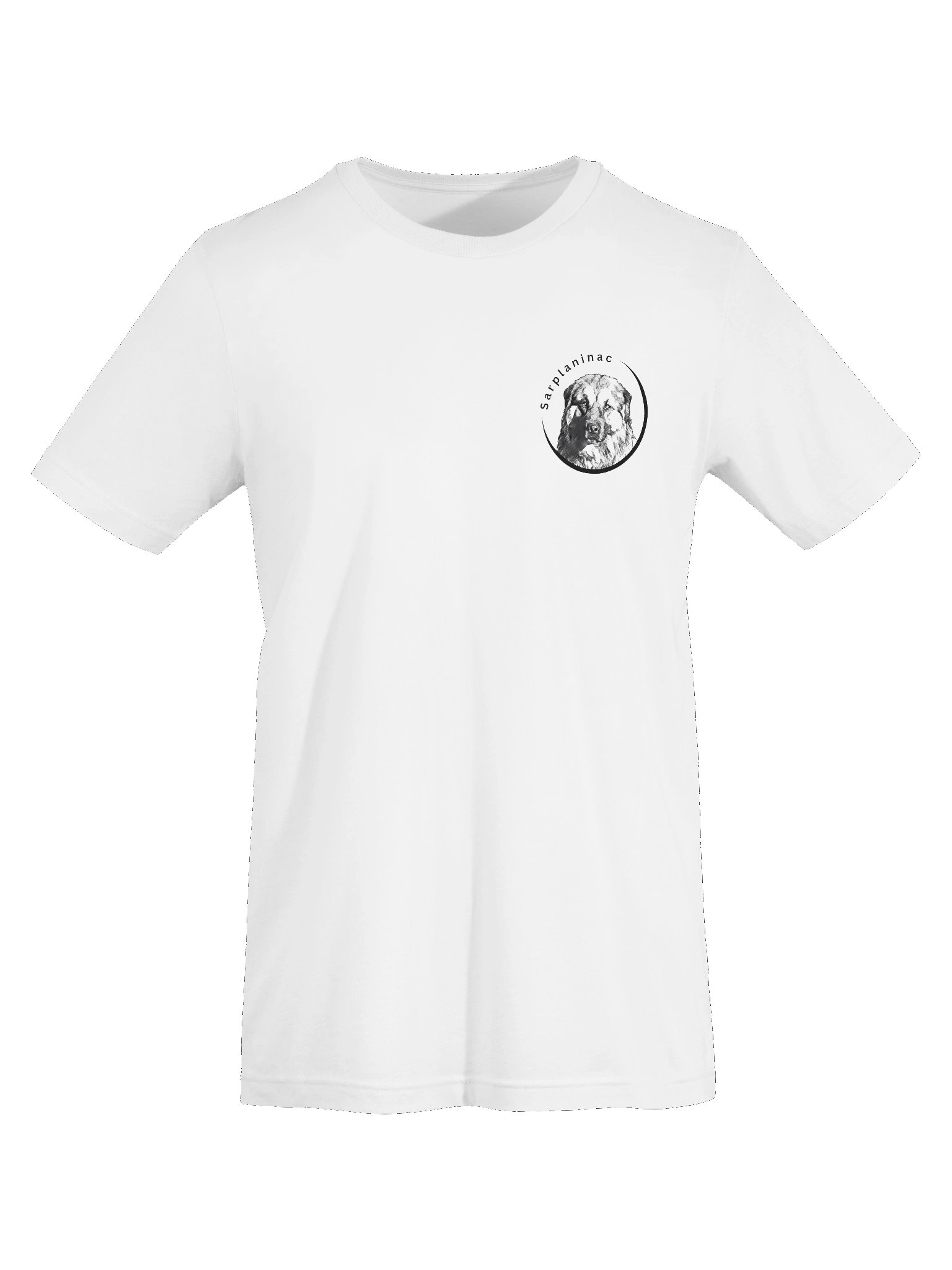 Sarplaninac Dog Portrait Tee | Monochromatic Breed Art product image (11)