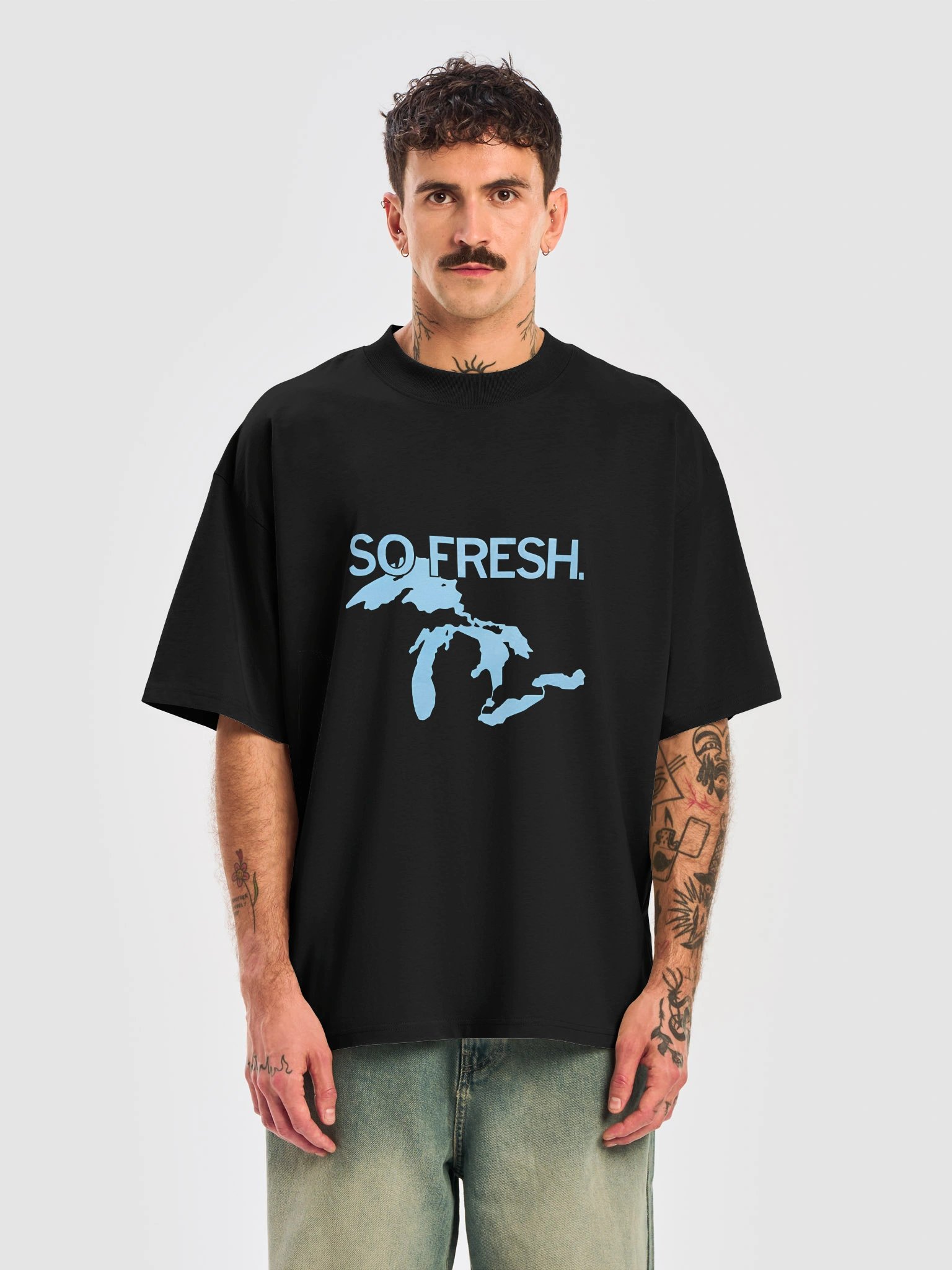 So Fresh Great Lakes Shirt – Retro Midwest Lake Graphic Tee product image (105)