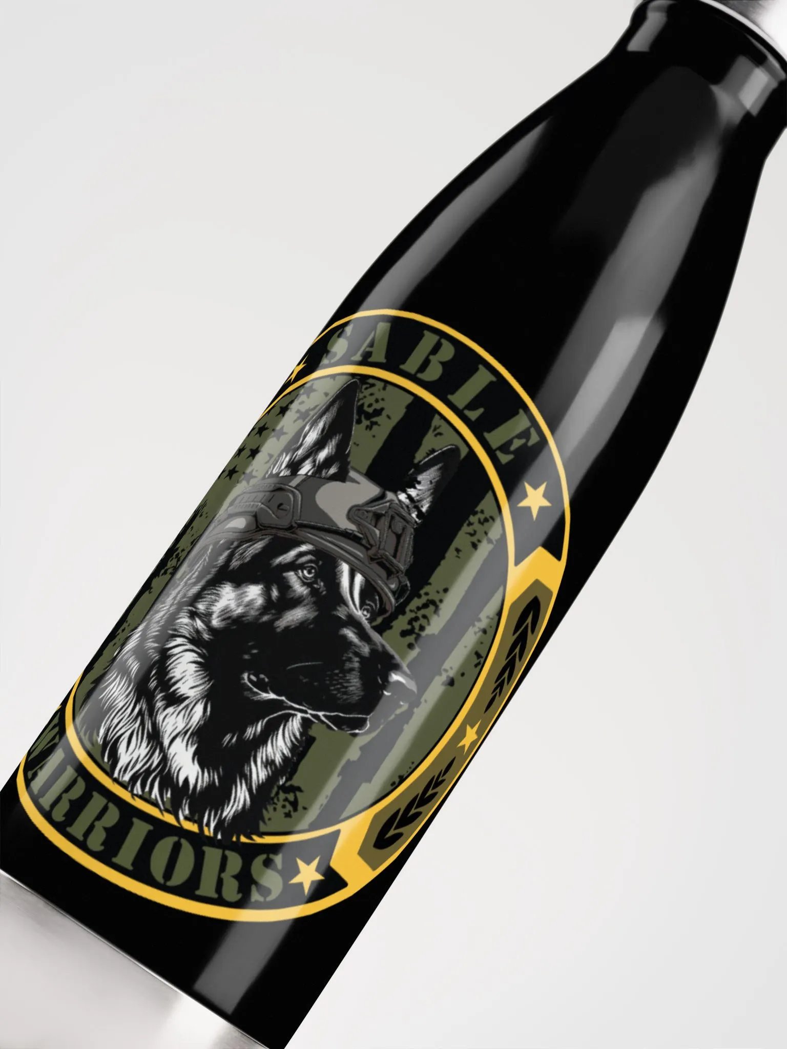 Sable Warriors Veteran Service Dog Water Bottle: Helps Pair Veterans With A Service Dog product image (5)