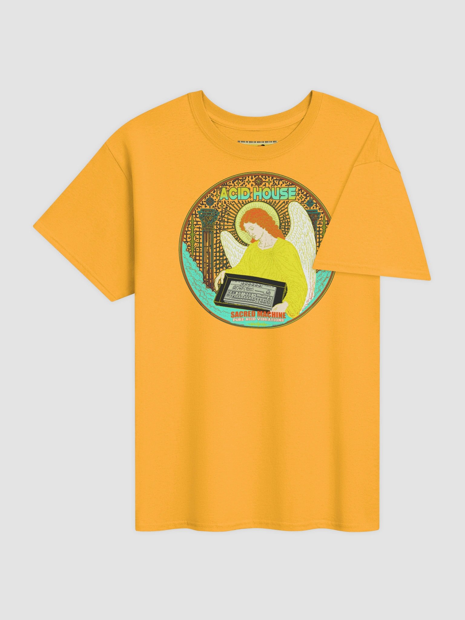 ACIDUS SANCTUS 303, by Frank Fonik Unisex t-shirt product image (4)