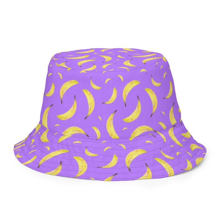 Bananapalooza reversible bucket hat product image (1)