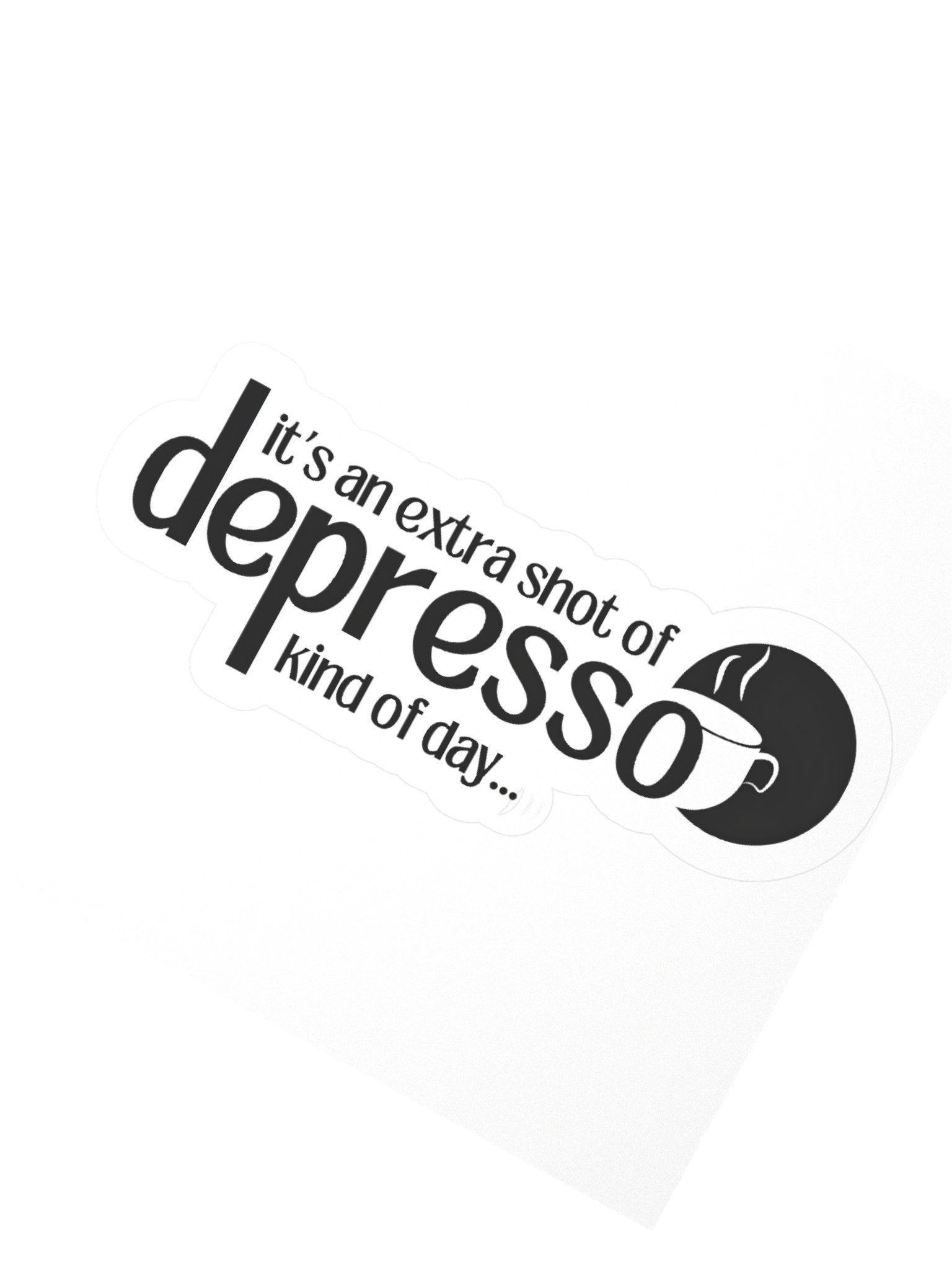 Depresso - Sticker product image (4)