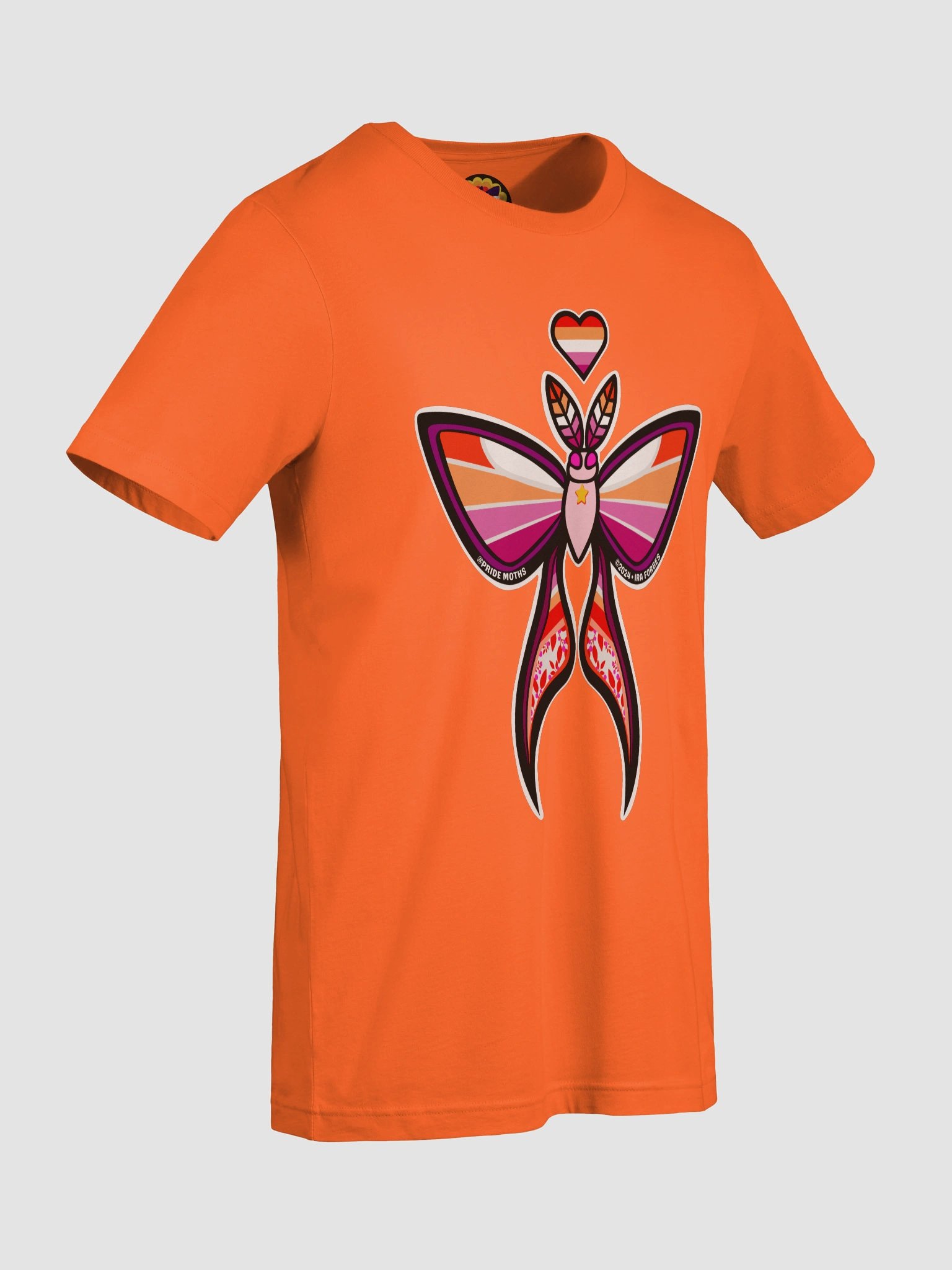 № 2 | LESBIAN PRIDE MOTH | GRAPHIC TEE | T-SHIRT product image (7)