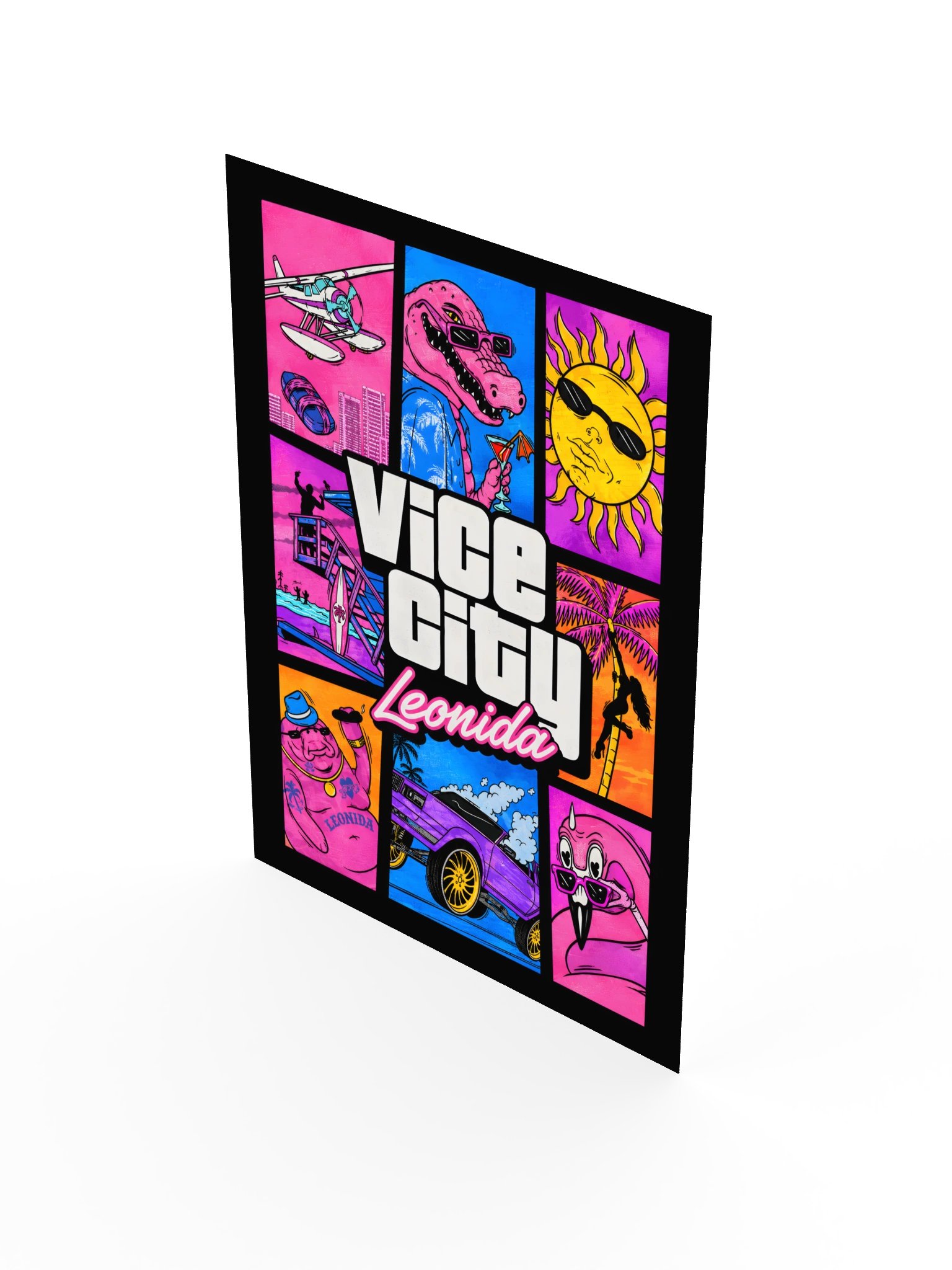 GTA VI Vice City Leonida Poster - GTA 6 Collectible product image (3)