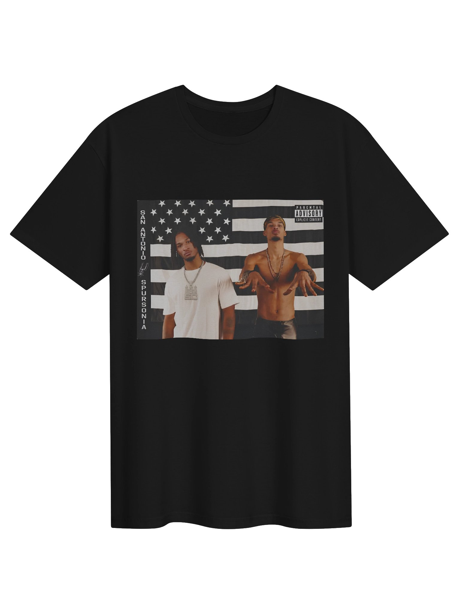 Victor Wemby And Jordan Clarkson Spursonia Shirt product image (1)