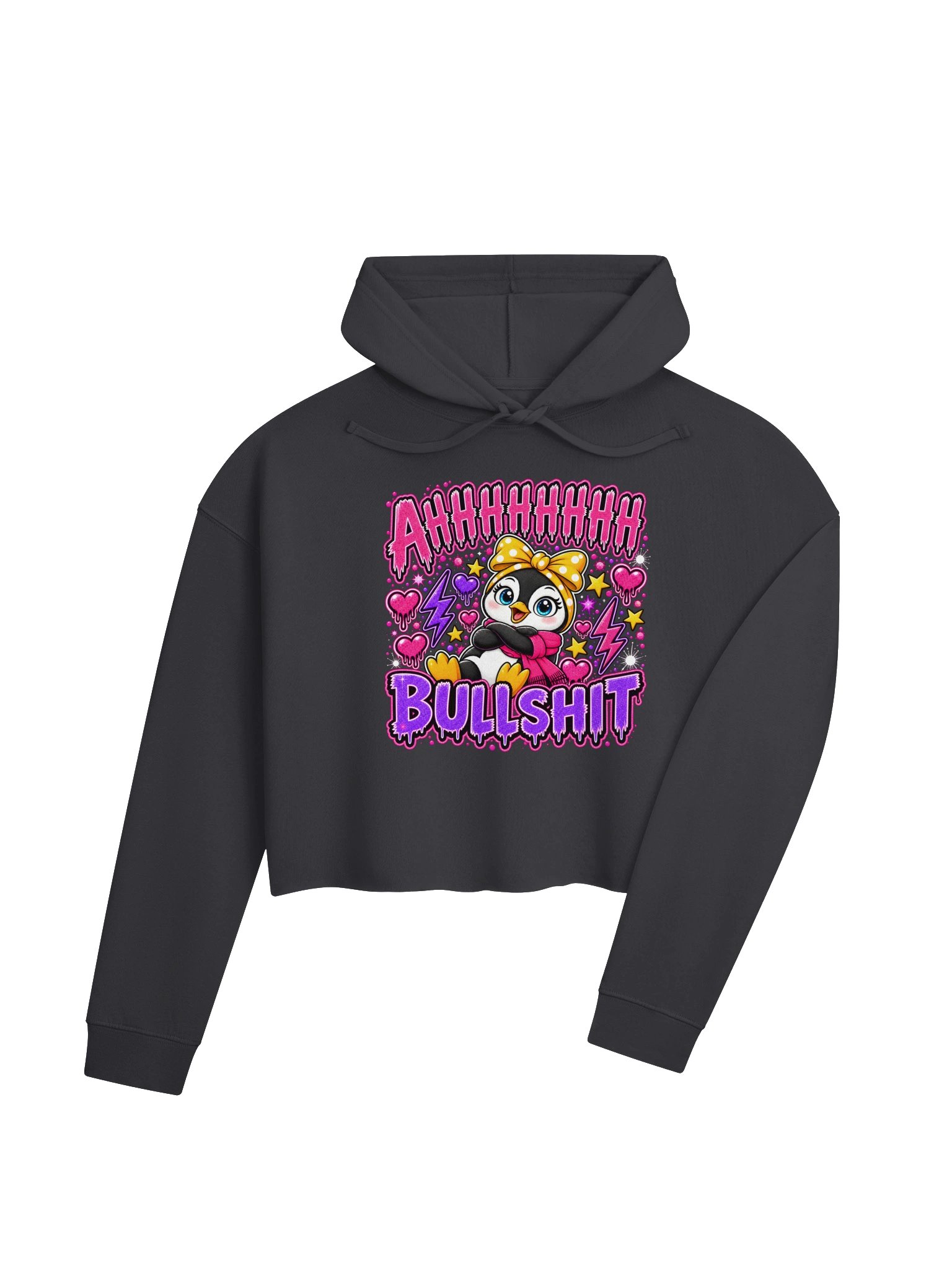 AHHHHHH Bullshit Lulu Cropped Hoodie product image (5)
