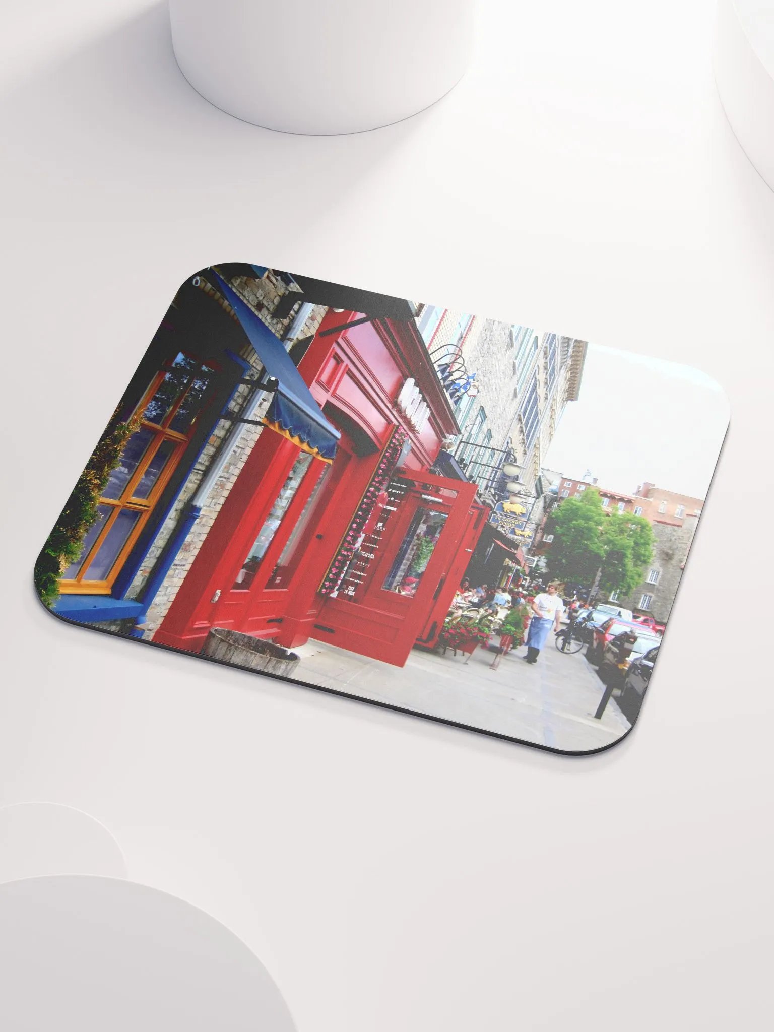 Cafe Stroll Sunday Mouse Pad product image (3)