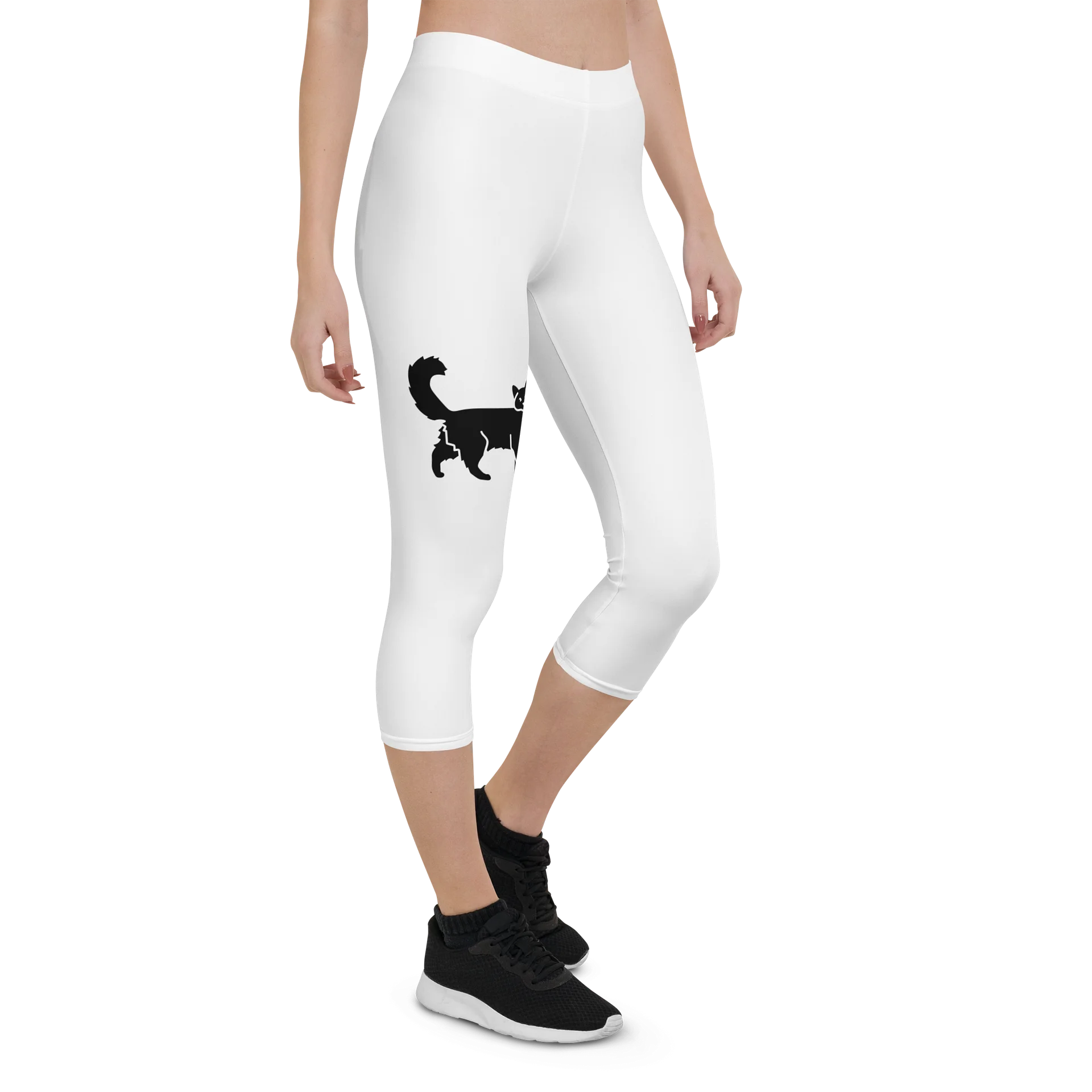 Black Cat Capri Leggings product image (7)