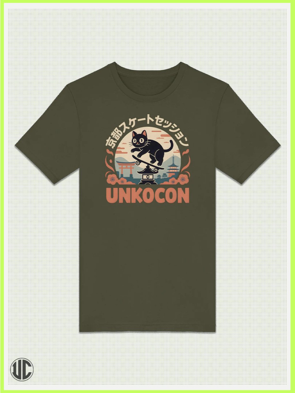 Kyoto Skate Session – UnkoCon Graphic T-Shirt product image (1)