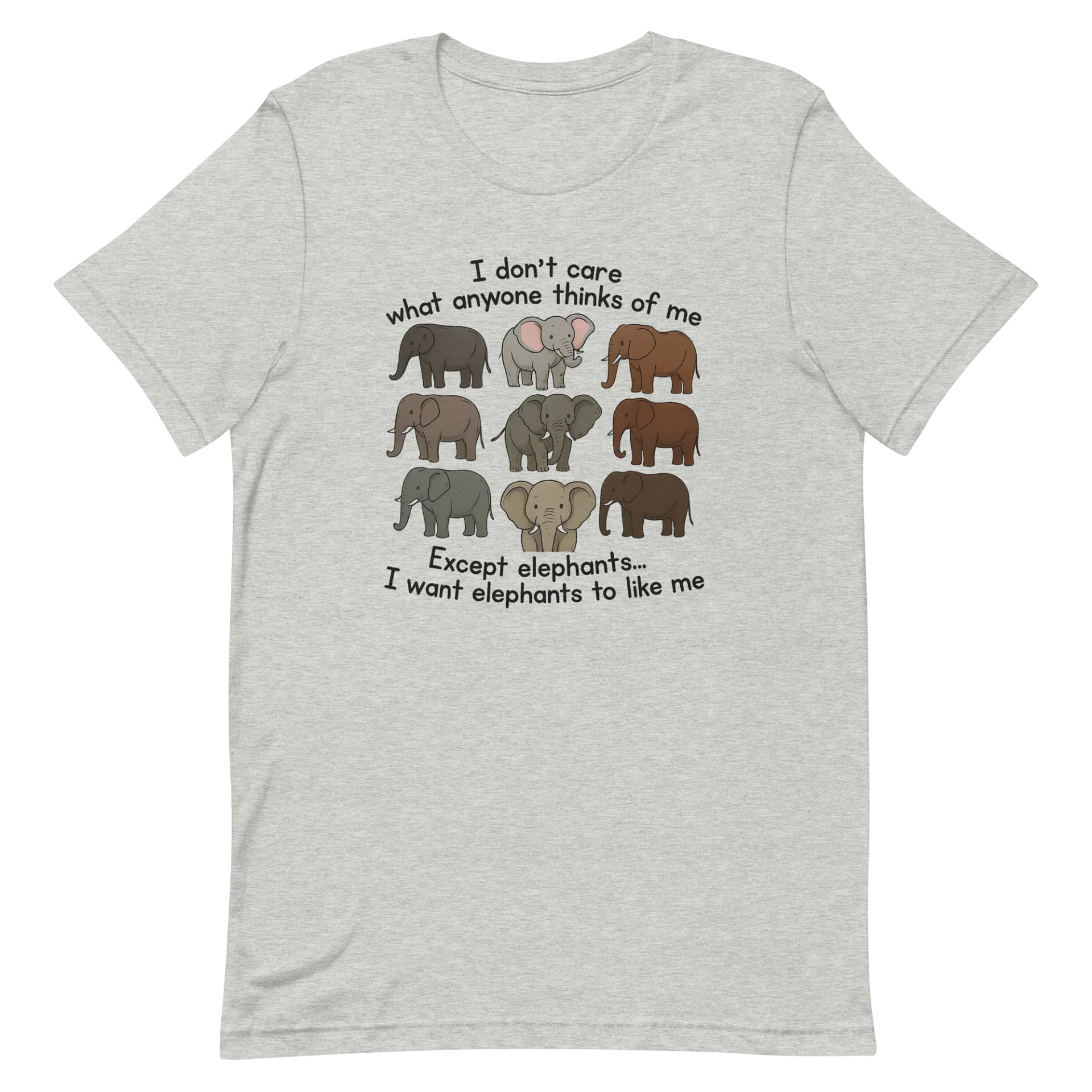 Whimsical Elephant Vibes T-Shirt product image (3)