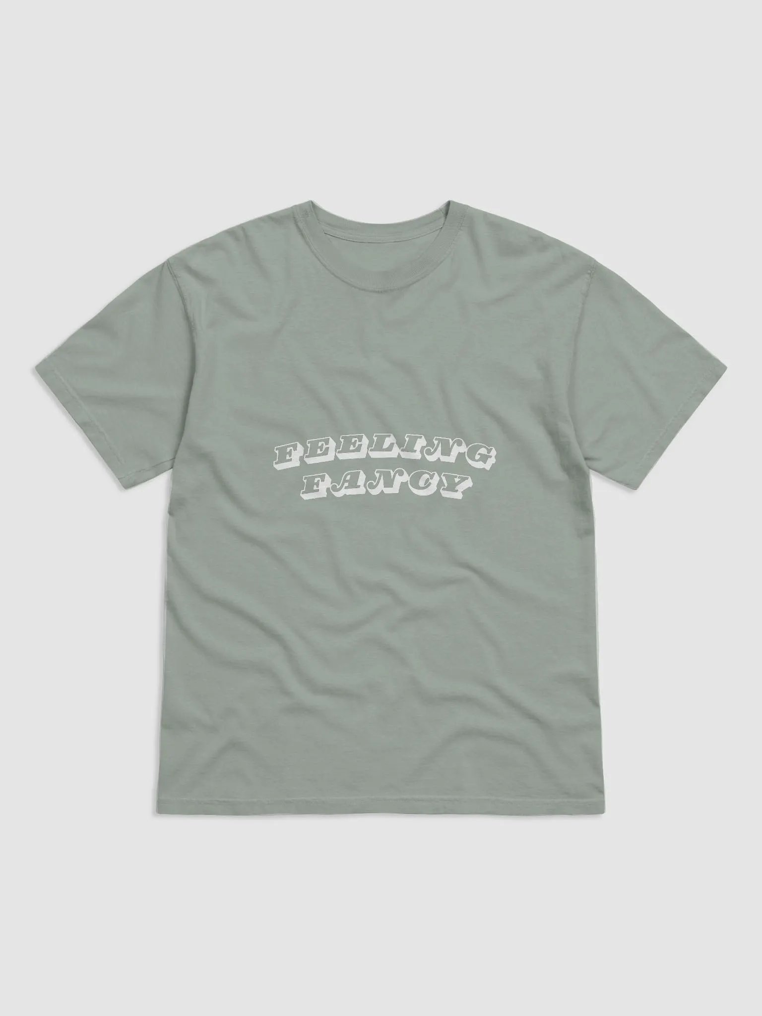 feeling fancy: Tee (white letters) product image (6)