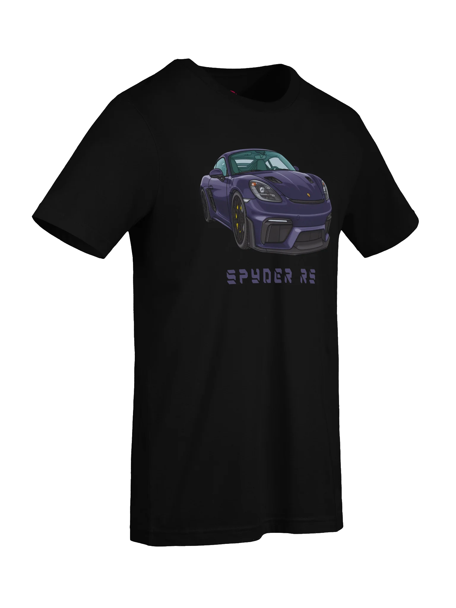 Purple Porsche Spyder RS Shirt (Retro, Sketch, Silhouette) product image (76)