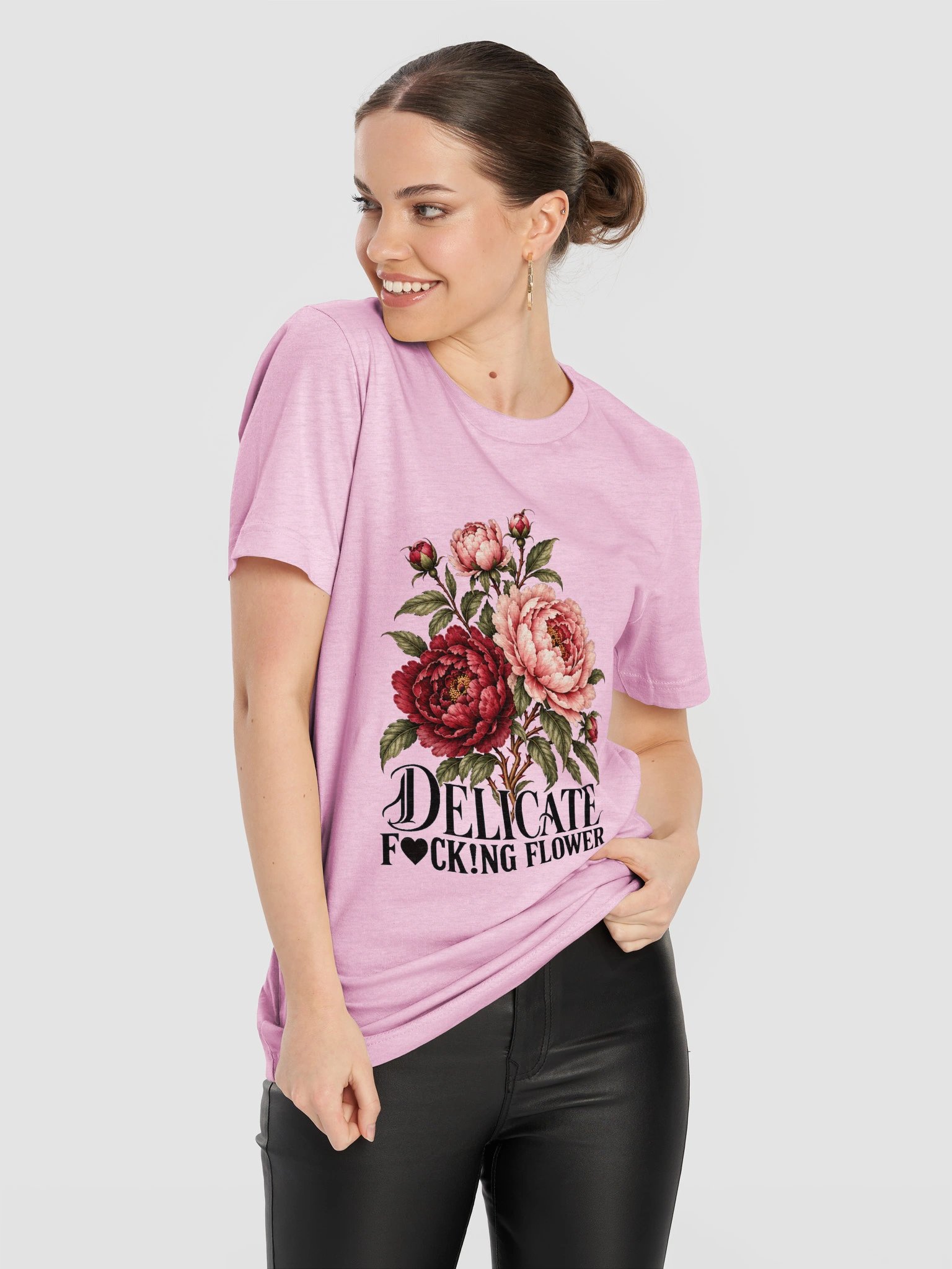 Delicate Fuck!ng Flower Supersoft Tee product image (11)
