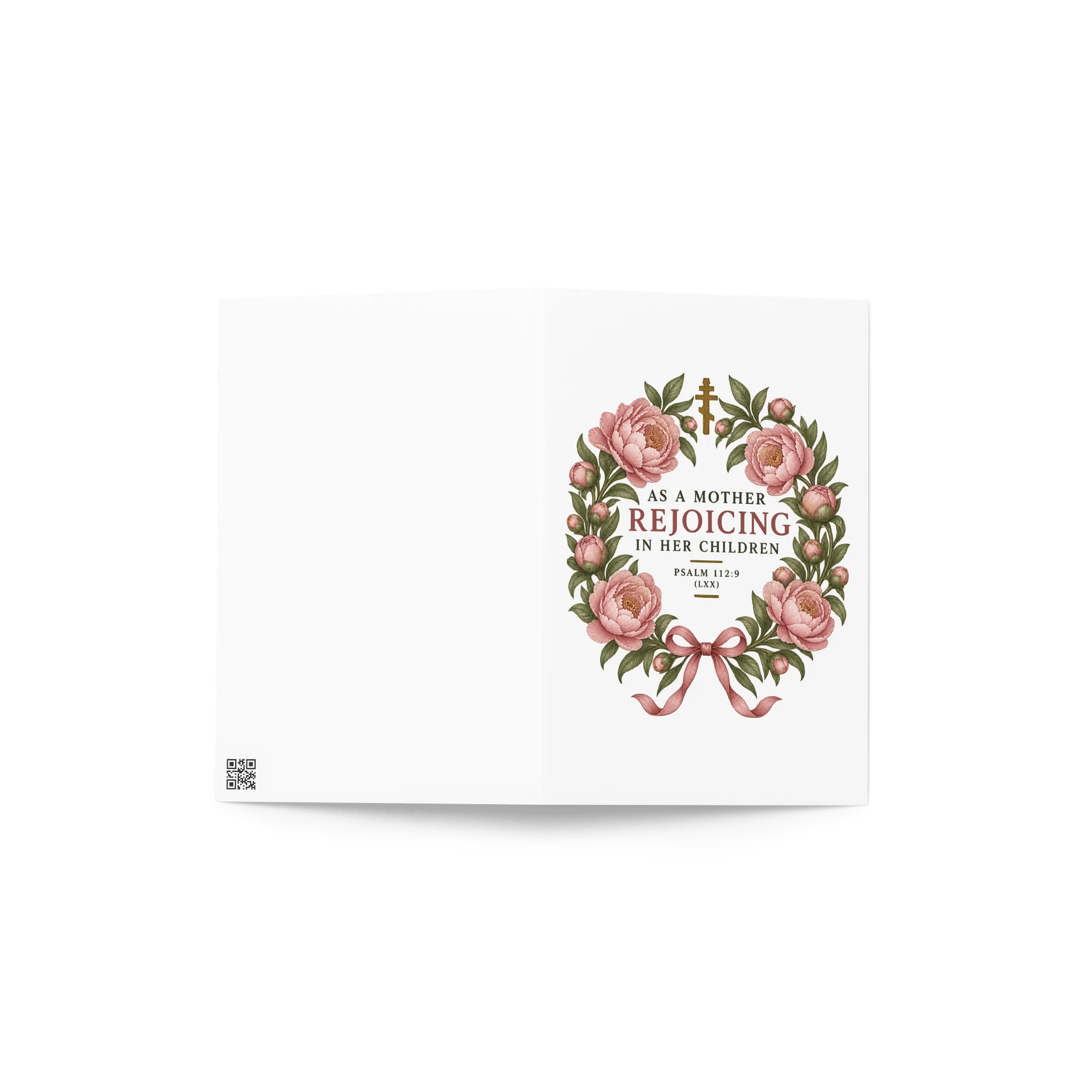 Rejoicing in Her Children | Blank Motherhood Greeting Card product image (4)