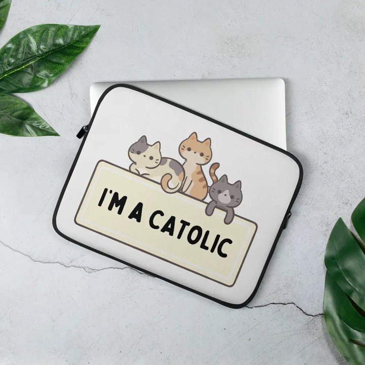 Purr-fectly Punny Laptop Sleeve product image (3)