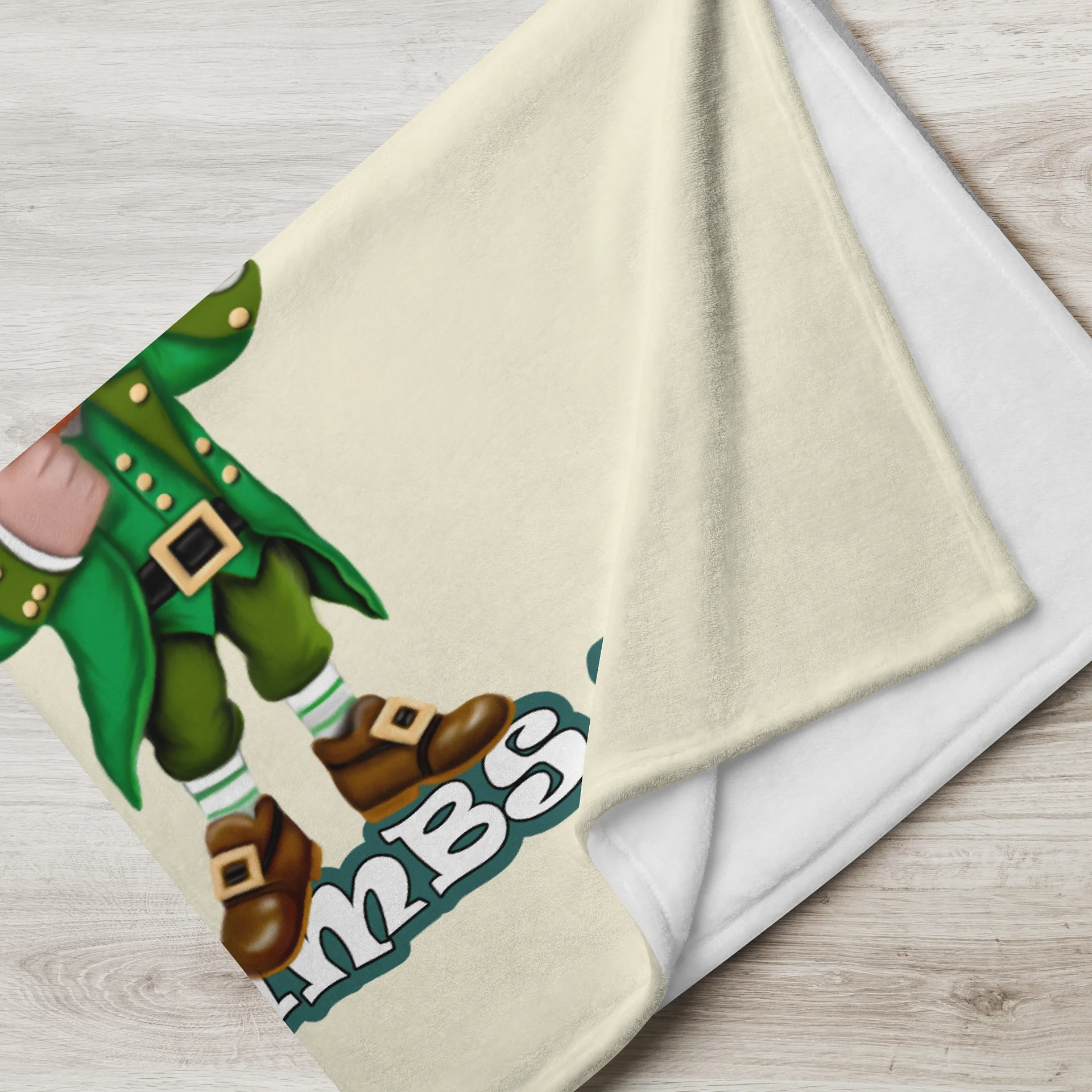Leprechaun "THUMBS UP" Throw Blanket product image (2)