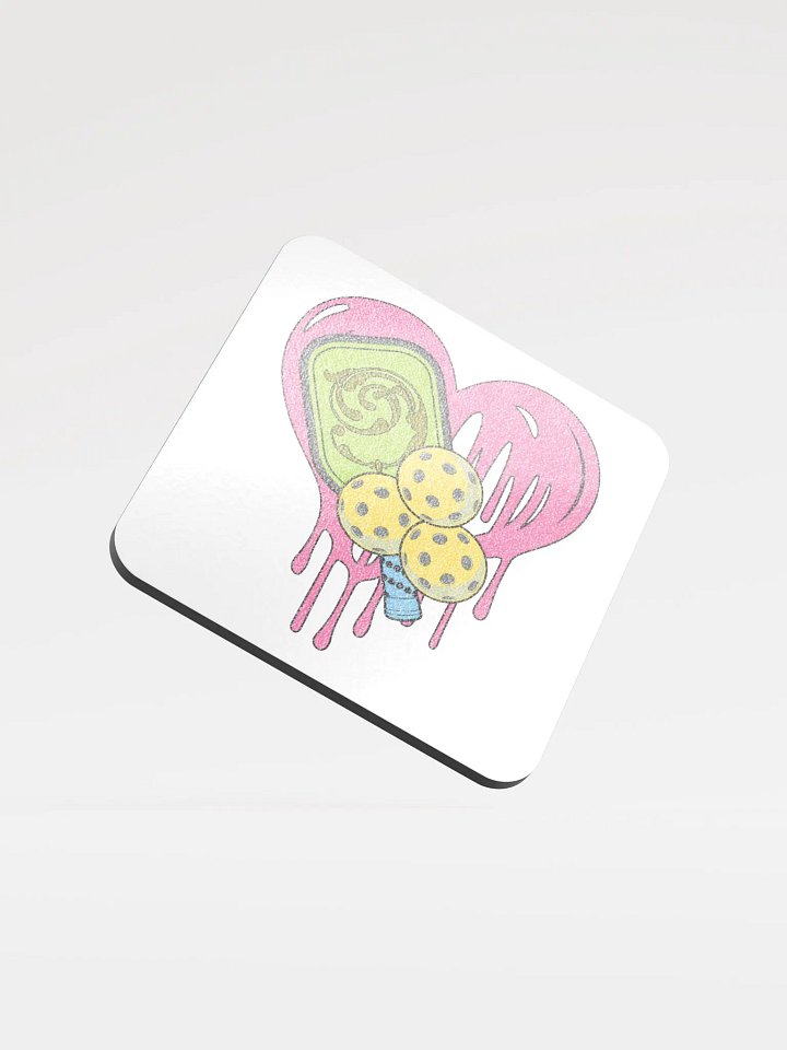 Heart Pickleball Melting Coaster Set product image (2)