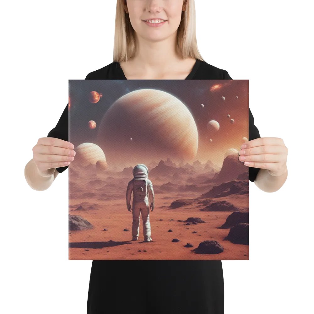 Astronaut On Alien Planet Wall Art product image (4)