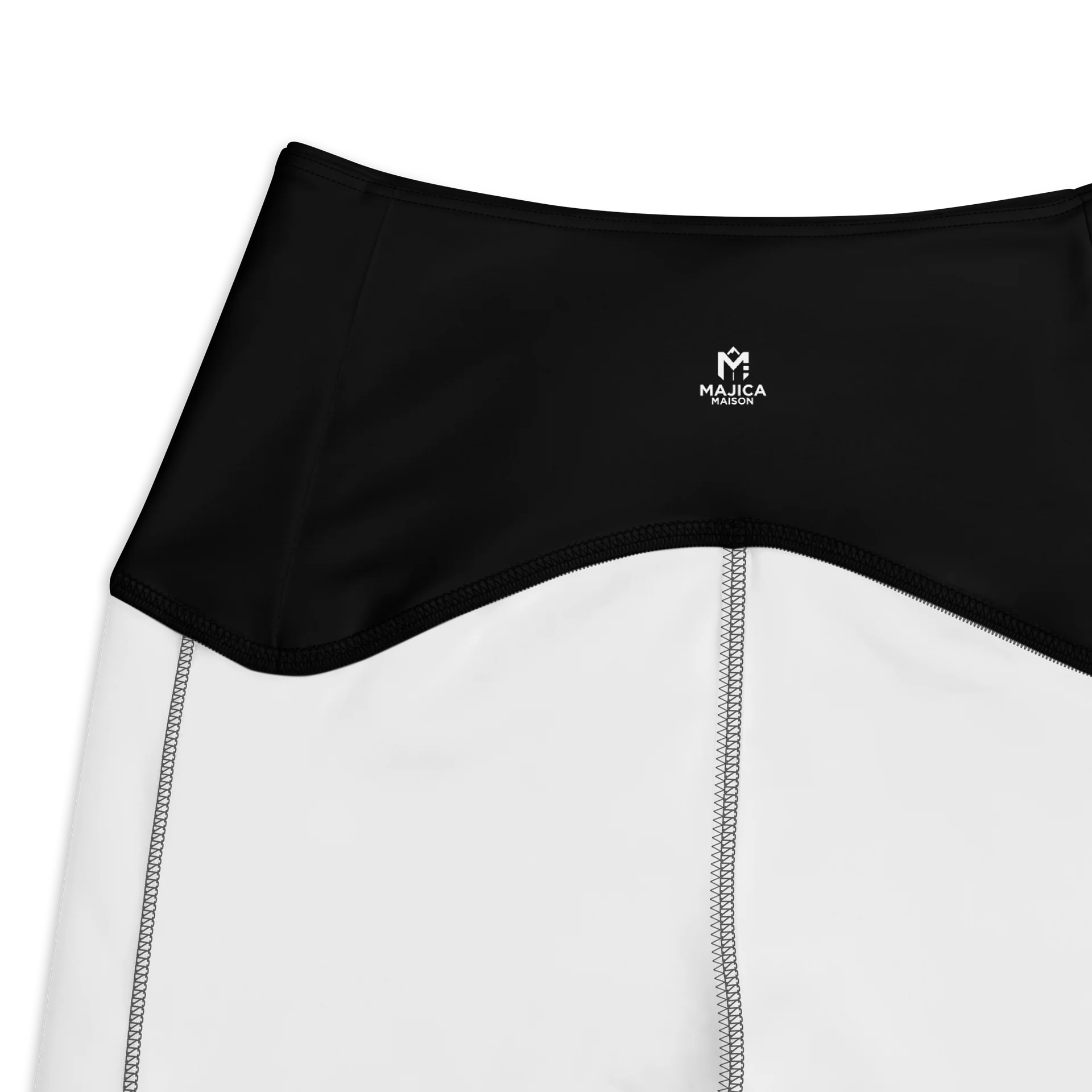 Sleek Black Crossover Leggings with Pockets product image (3)