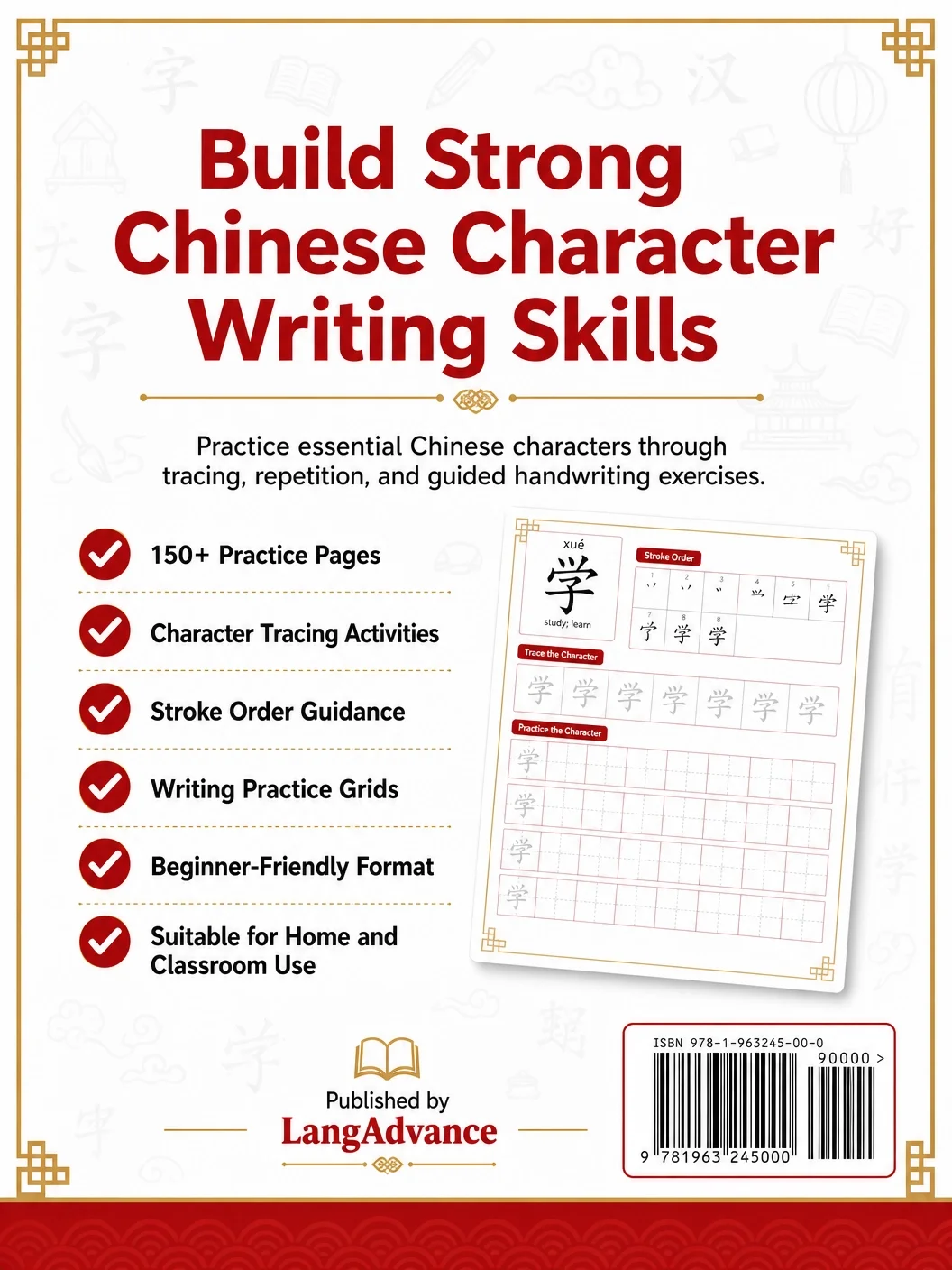 Chinese Character Writing Workbook | 150+ Printable Tracing & Practice Pages product image (3)
