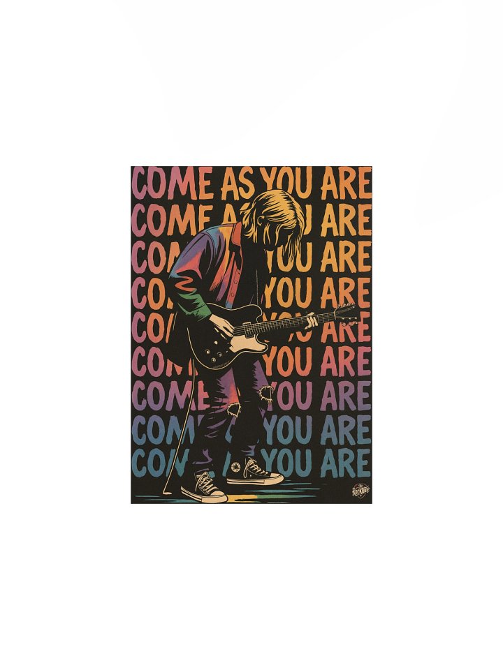 “Come As You Are” Vintage Rock Wall Poster product image (1)