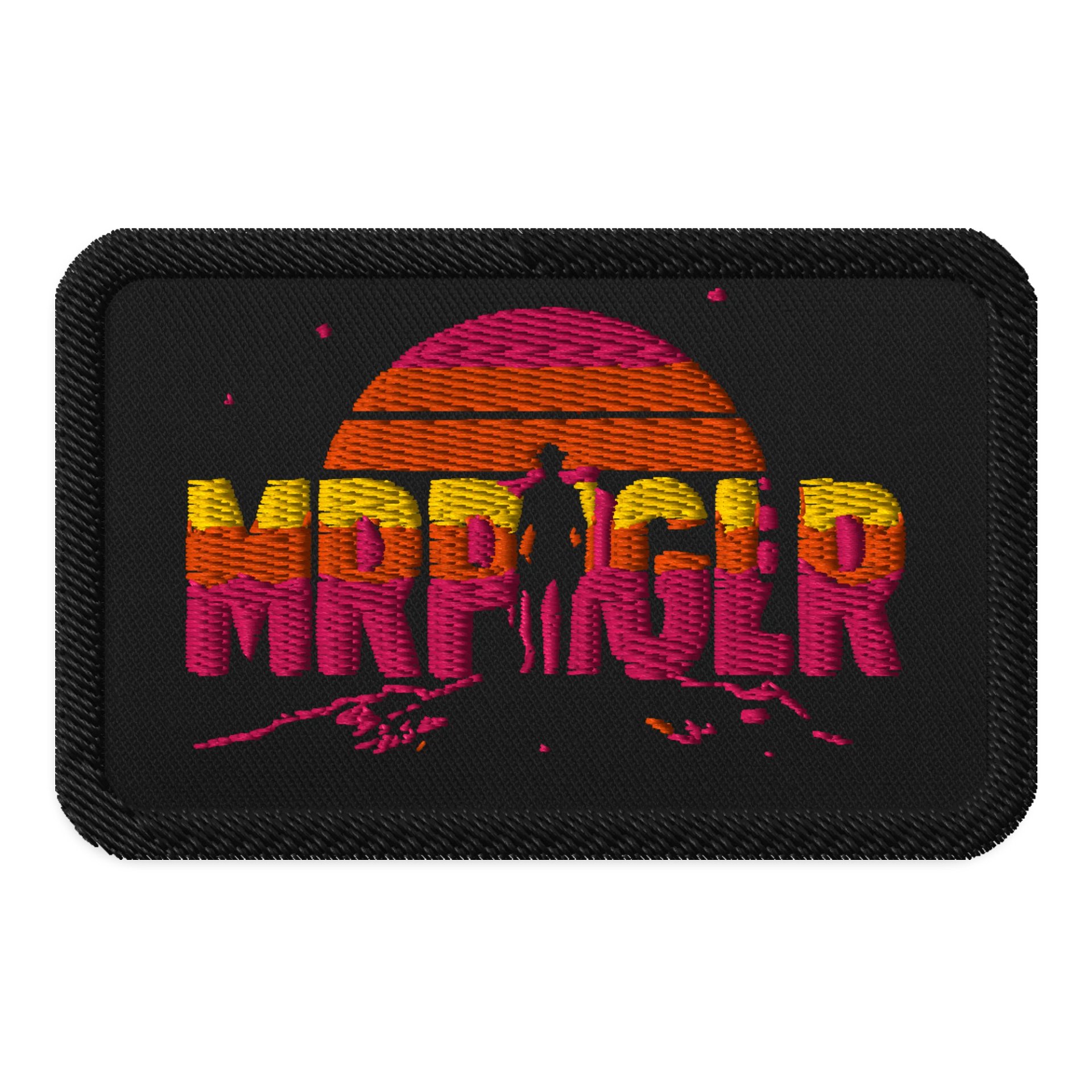 Sunset Silhouette Embroidered Patch product image (1)