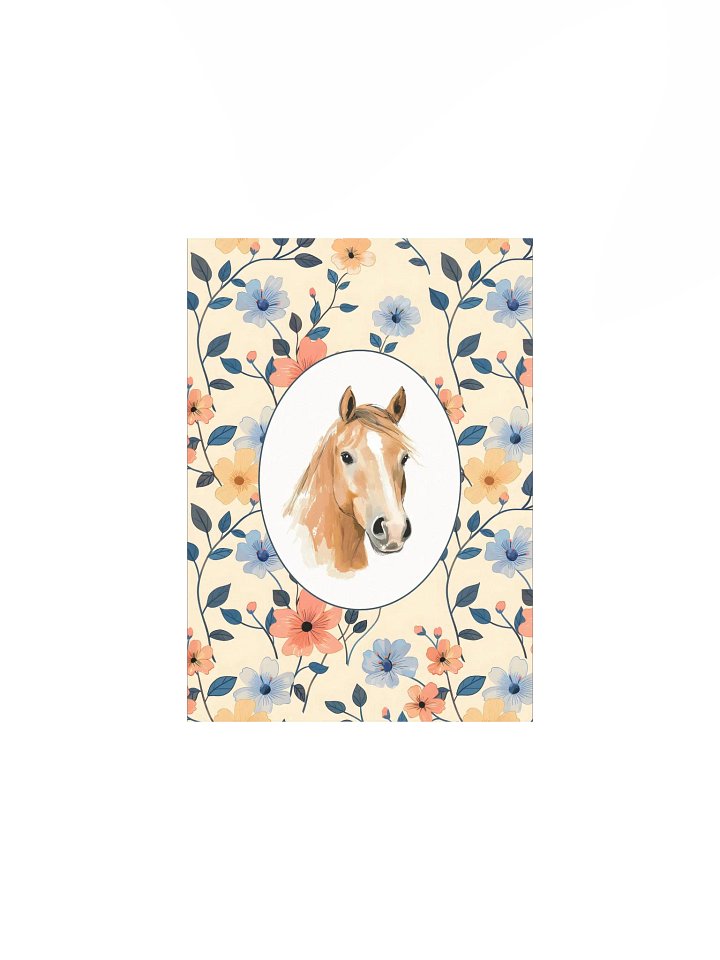 Horse on Boho Wildflower Pattern product image (2)
