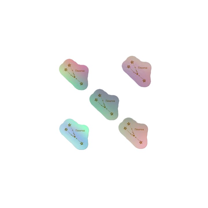 Taurus 2025, Constellation, Holo Sticker Pack product image (1)