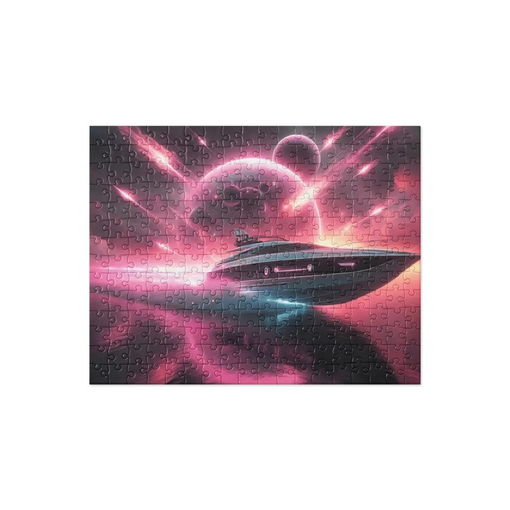 Jigsaw Puzzle Pink Cunset Cruise product image (1)