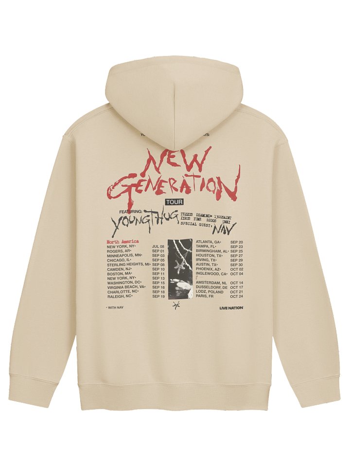 Young Thug The New Generation Tour Merch Hoodie product image (2)