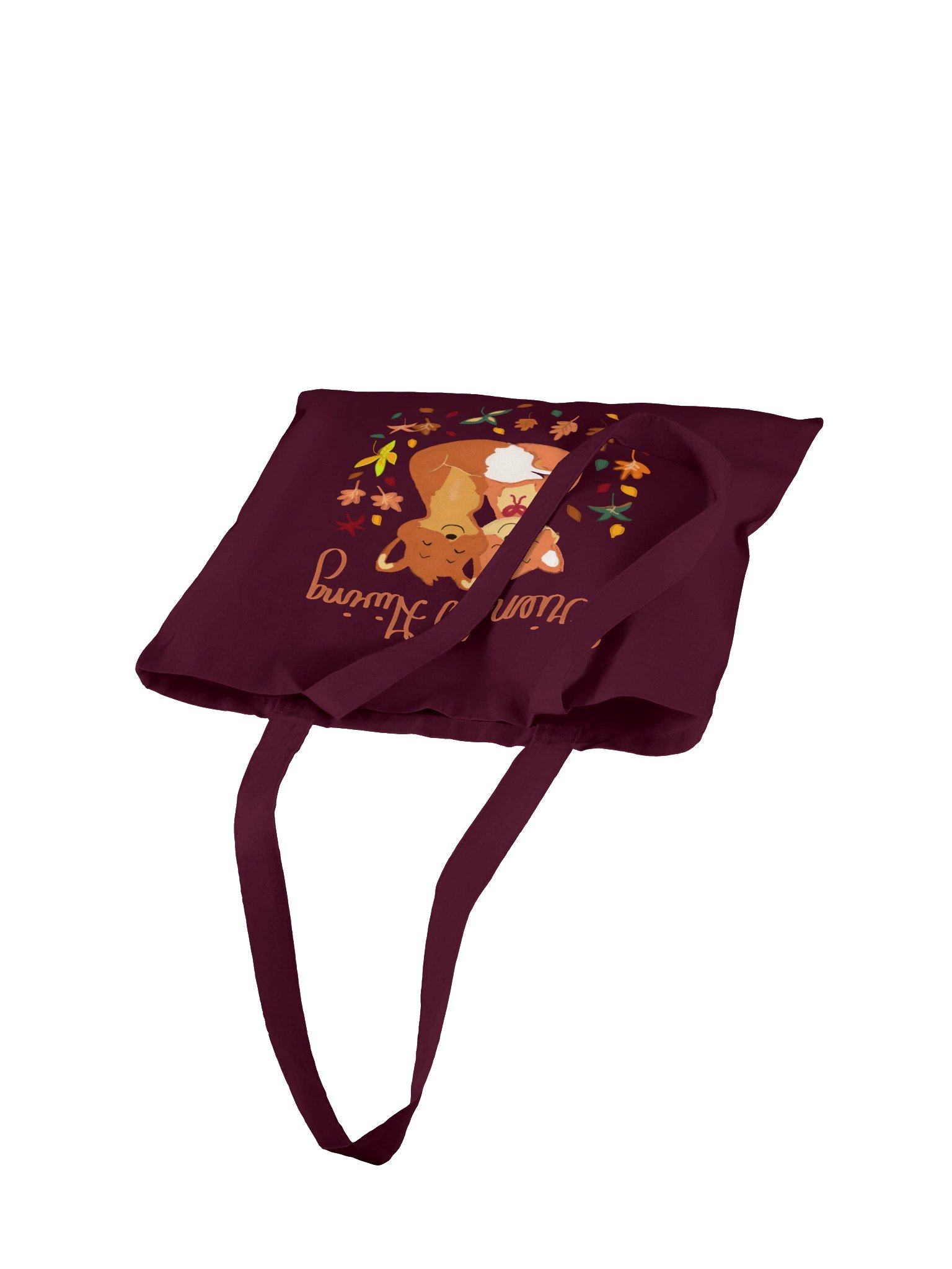 Friendsgiving Foxes Canvas Tote Bag product image (3)