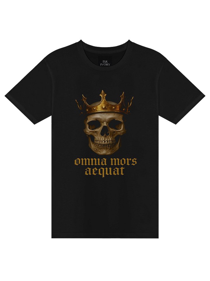 OMNIA MORS AEQUAT “Death Makes all things Equal” T-shirt product image (1)