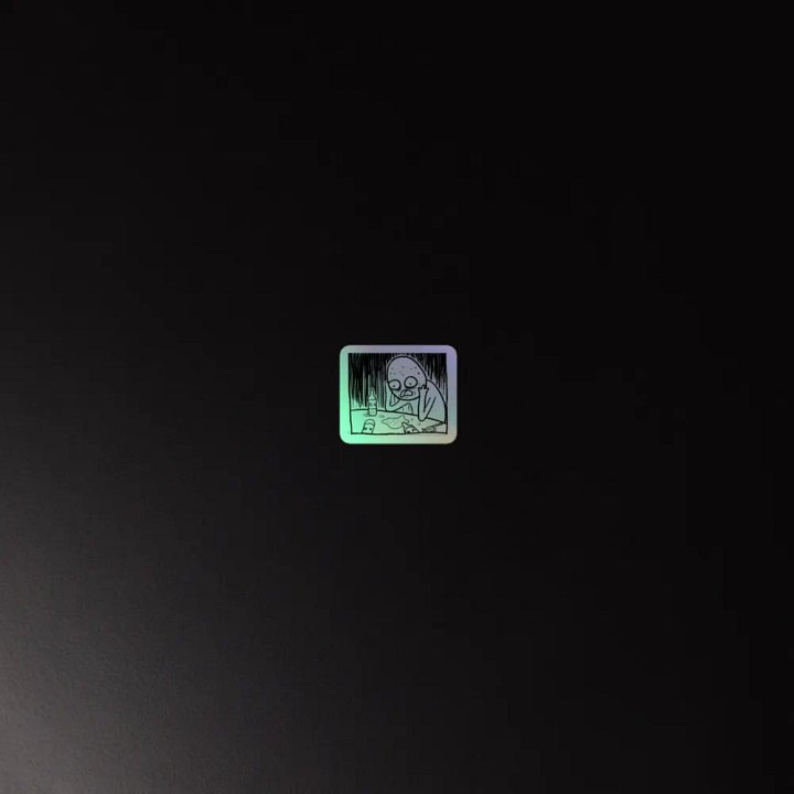 Anxious Thoughts Holographic Sticker Set product image (4)