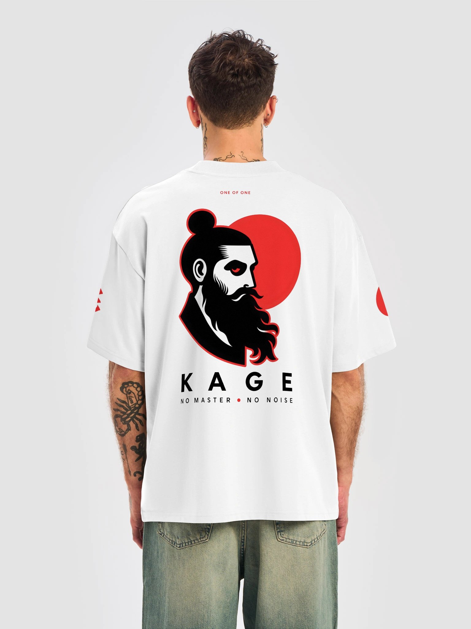 NOMSTR — RED SUN / WHITE — DROP 001 product image (6)