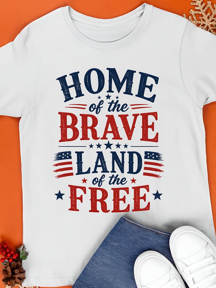 Home Of The Brave Land Of The Free Shirt product image (1)