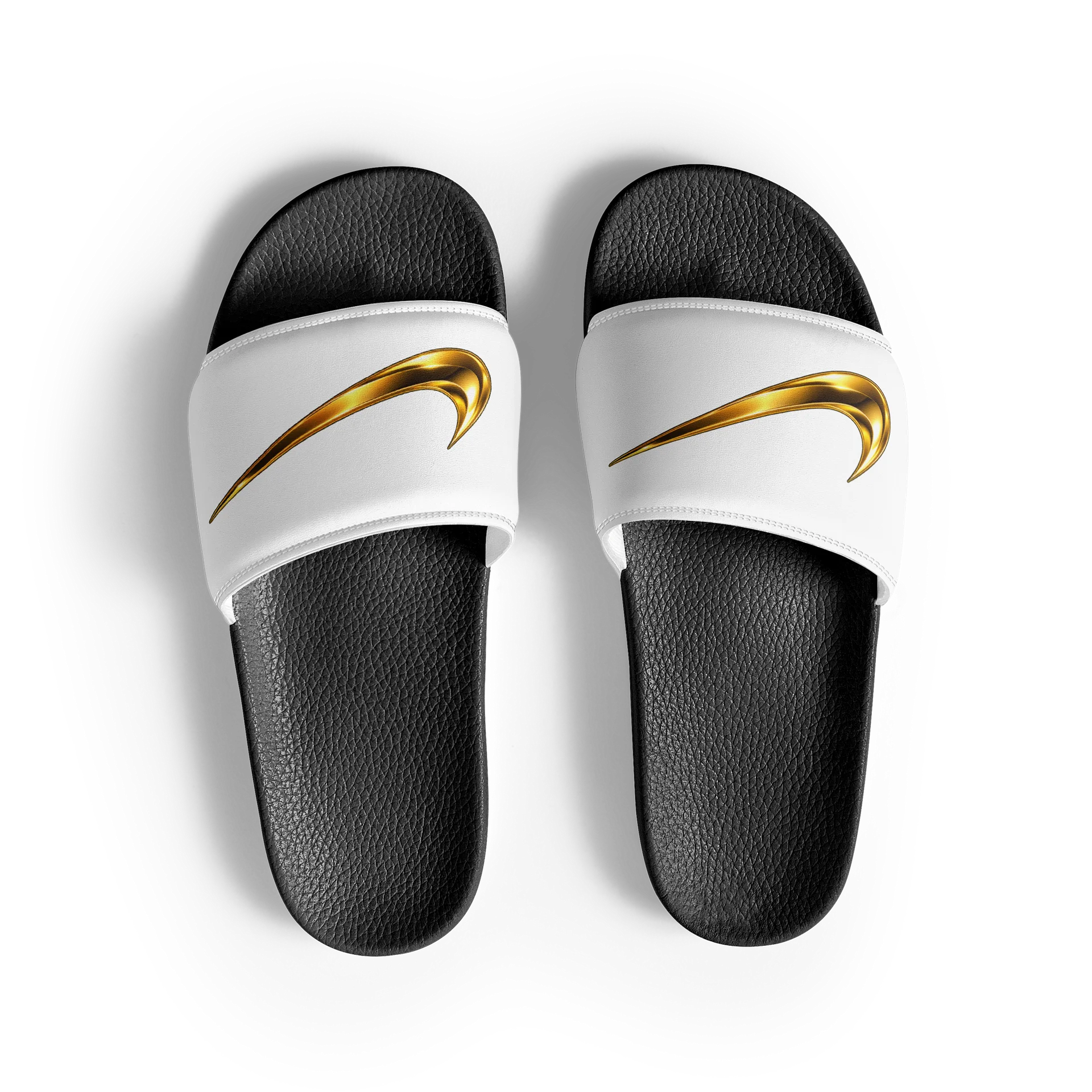 Gold Swoosh Men’s Slides product image (3)