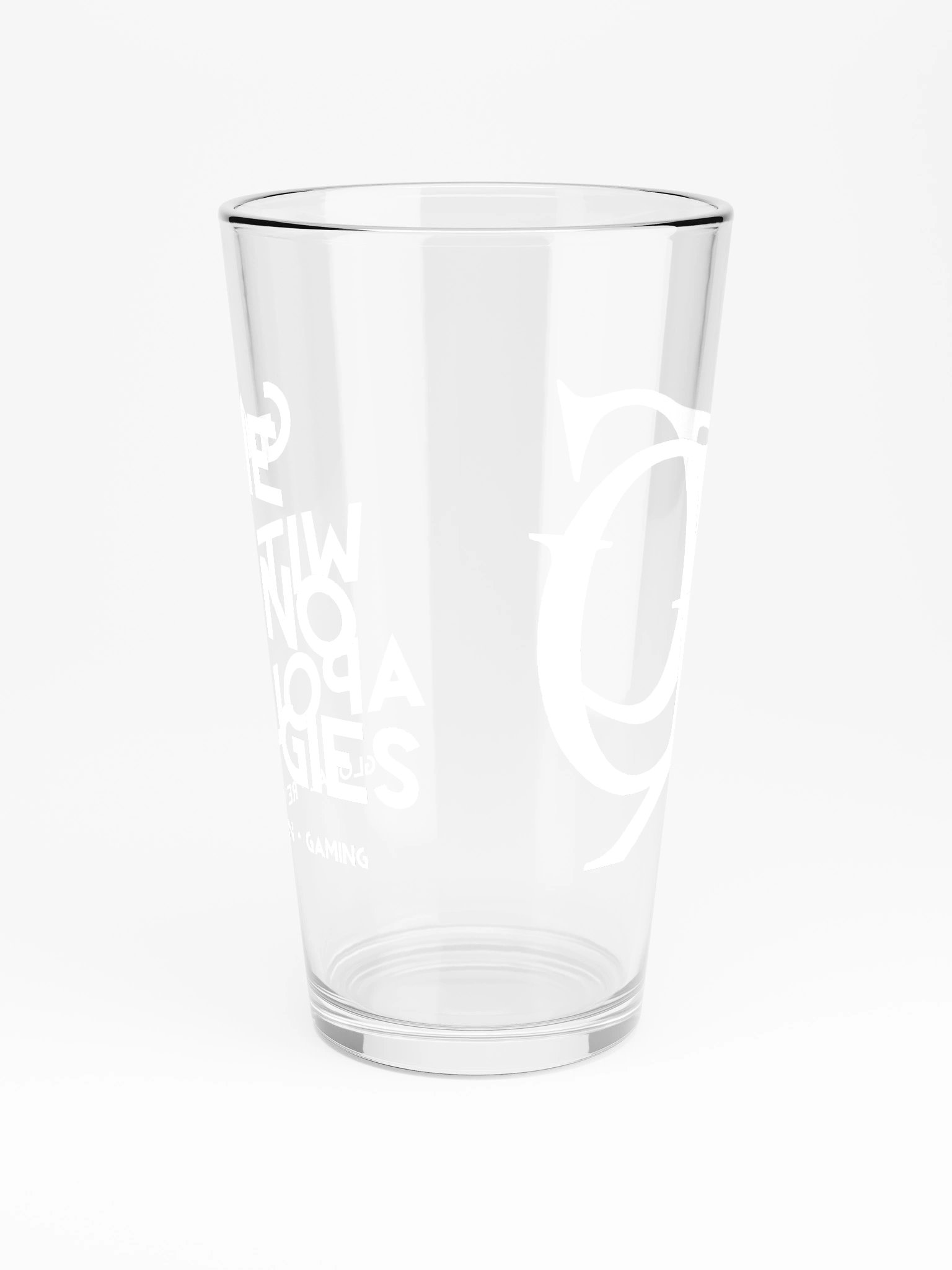 GRG Motto Pint Glass - White product image (3)