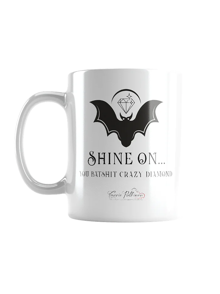 Cute Cartoon Bat Duo White Glossy Mug product image (2)