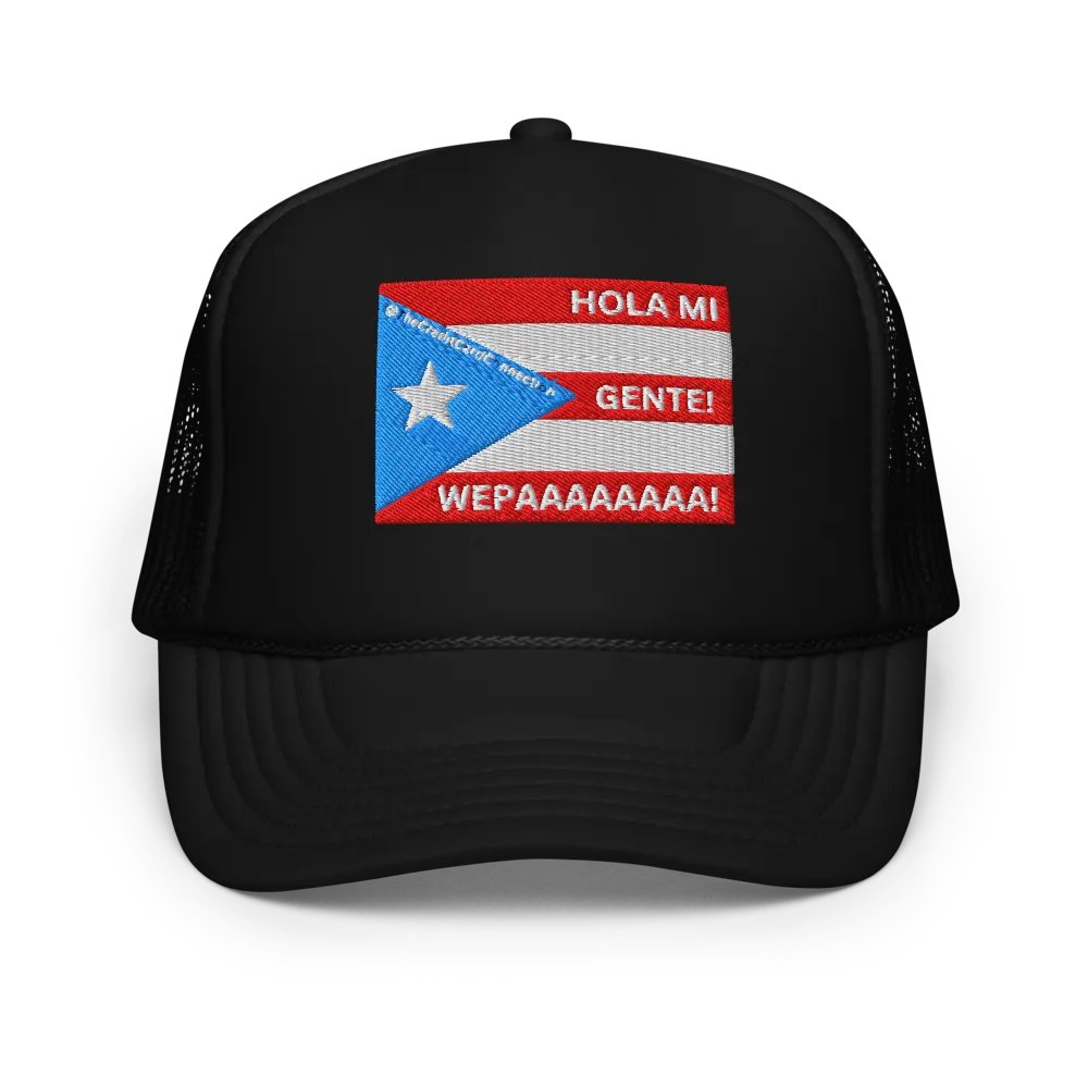 Hola Mi Gente Foam Trucker Hat product image (1)