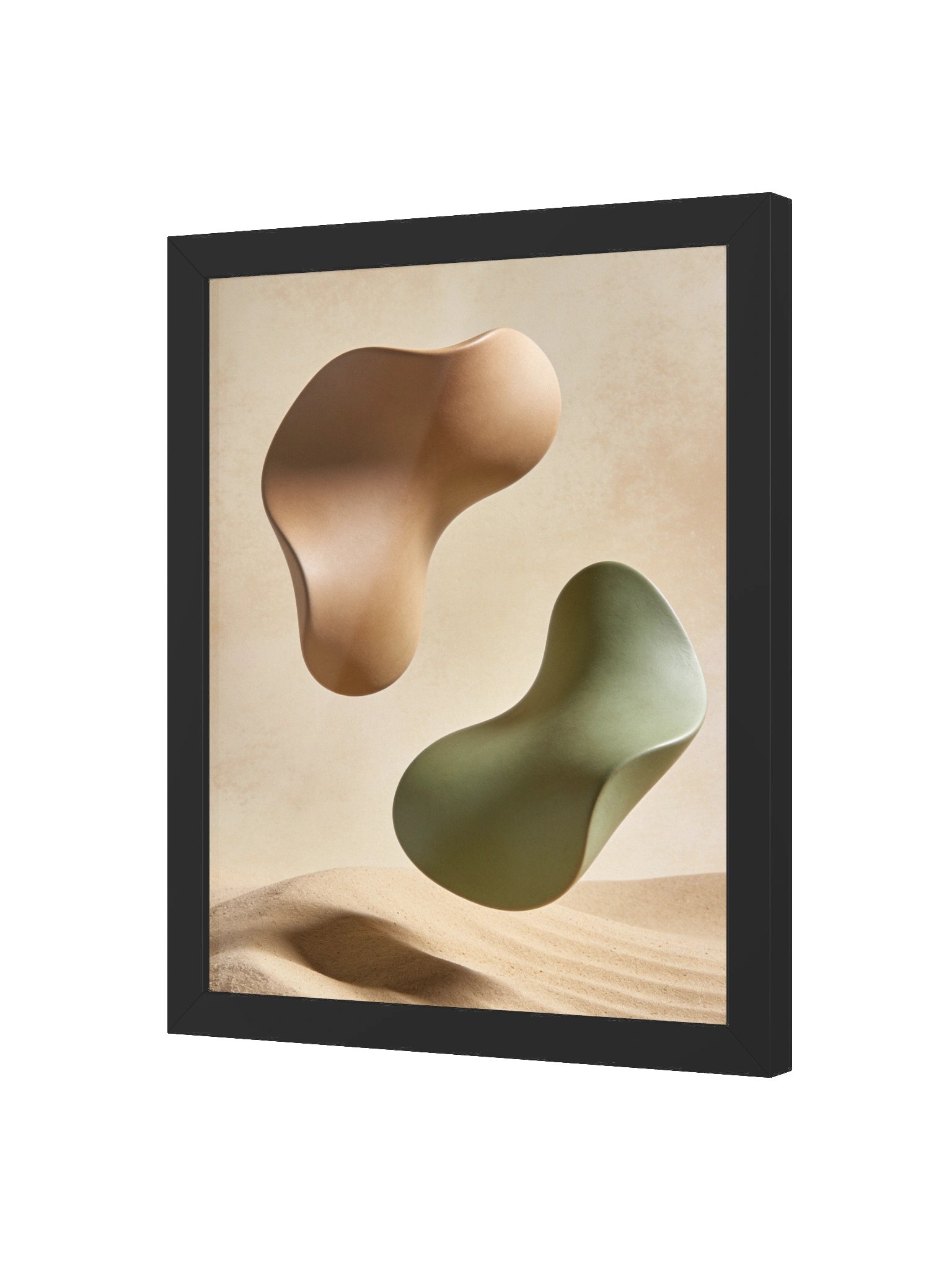 Desert Harmony: Abstract Earth Tones Wall Art- 28×36 cm product image (5)