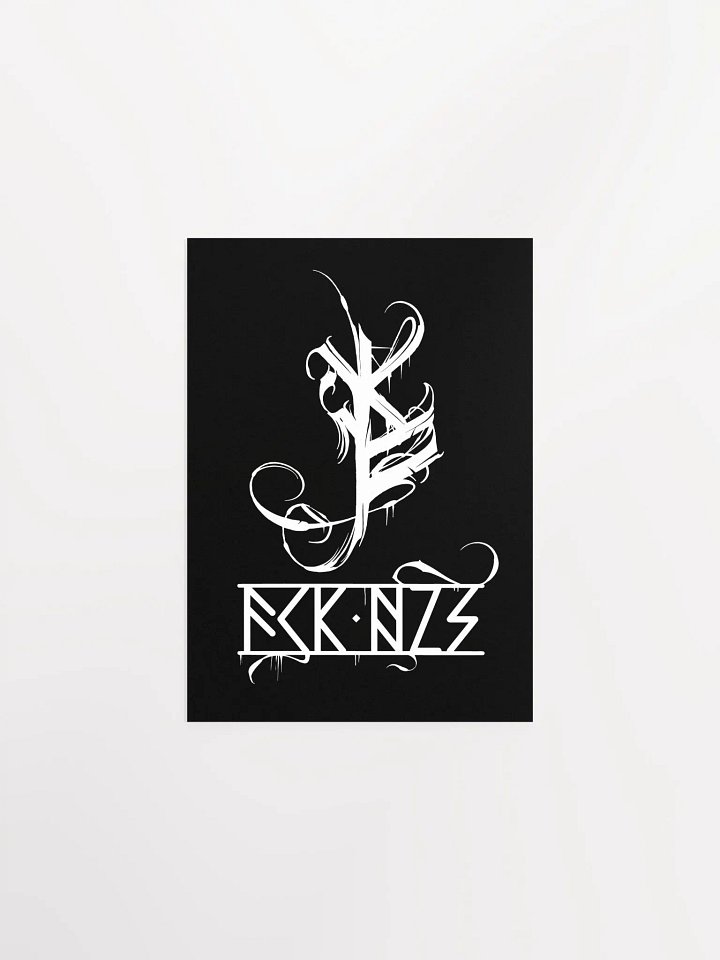 FCK NZS Rune + Futhark Poster product image (1)