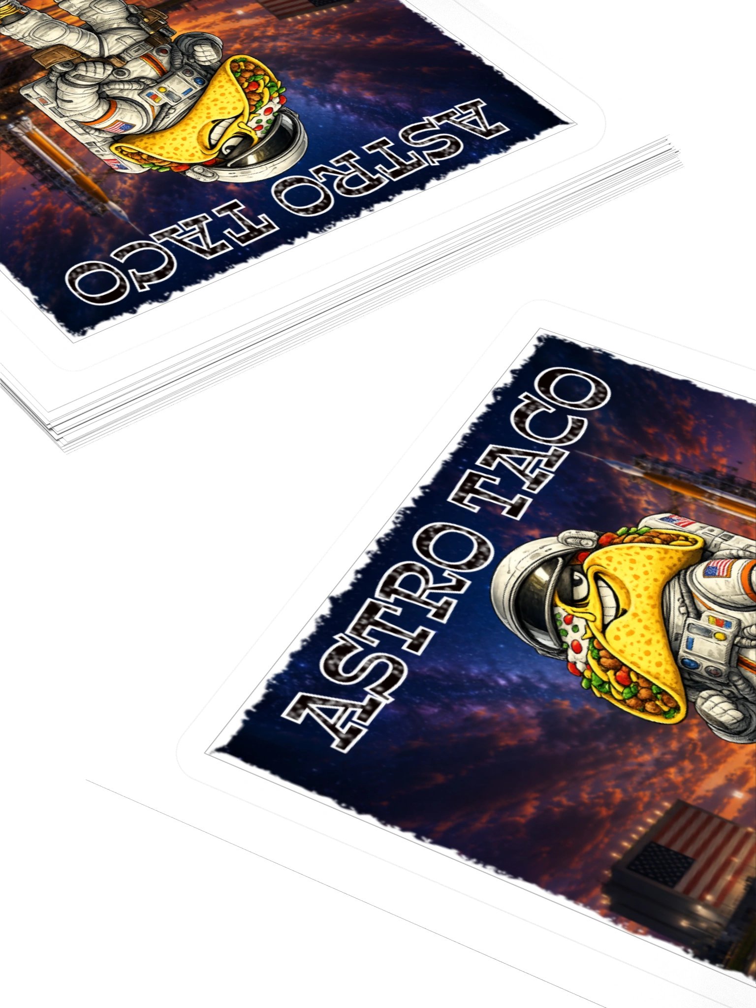 Astro Taco Kiss Cut Sticker - The Taco family collection product image (11)