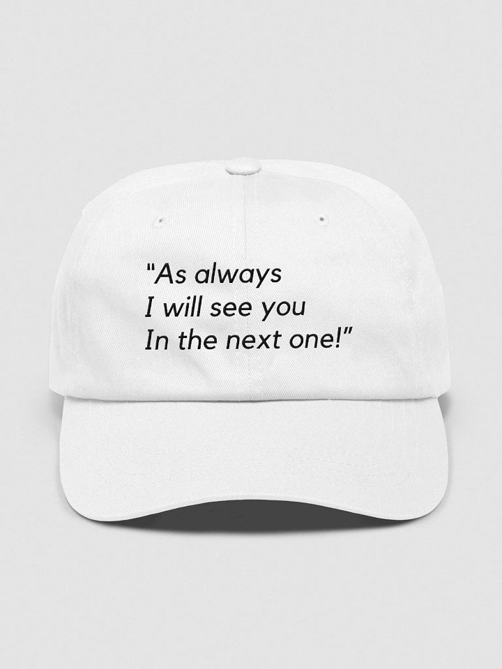 Outro (White) - Cap product image (1)