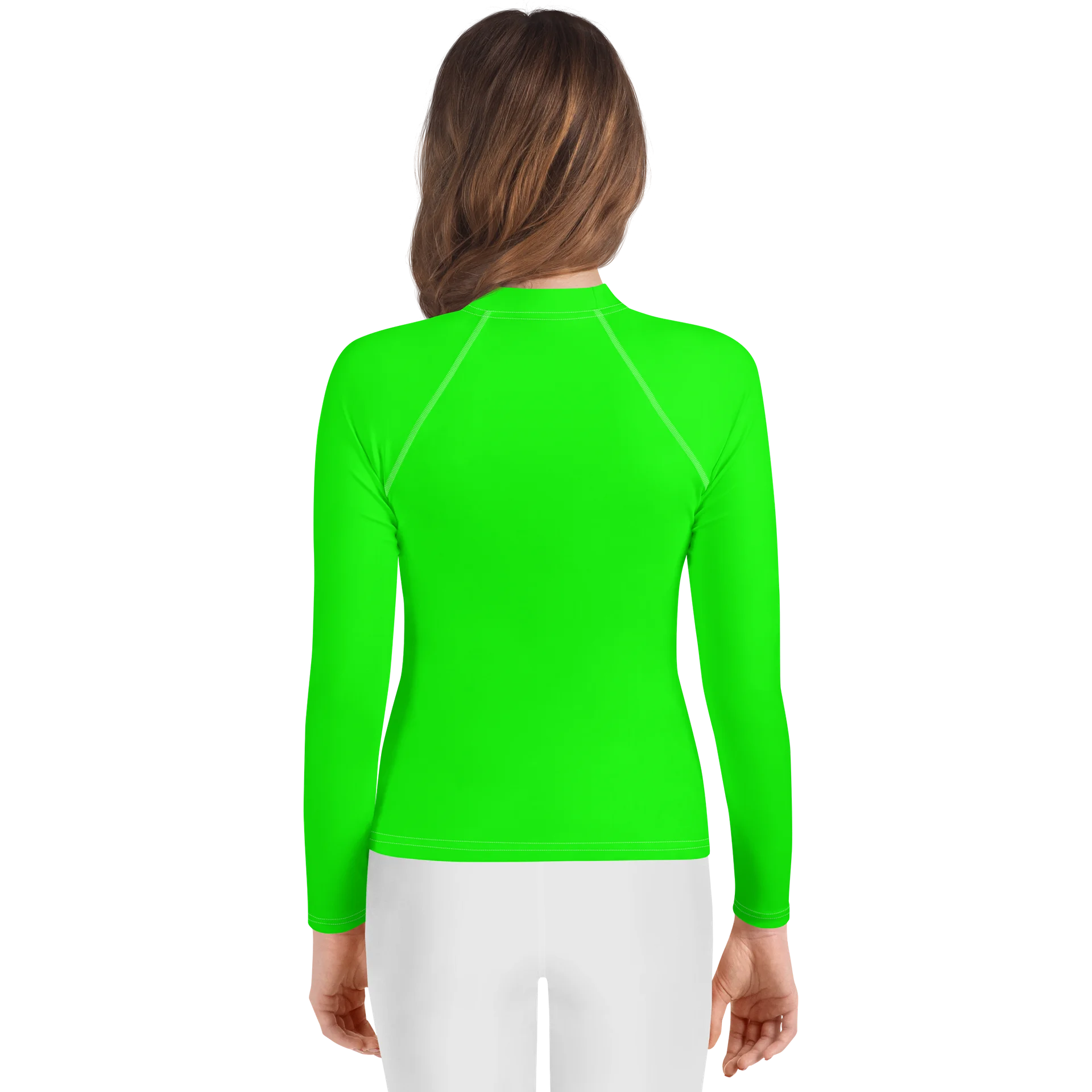 Wild Green Neon Youth Rashguard product image (3)