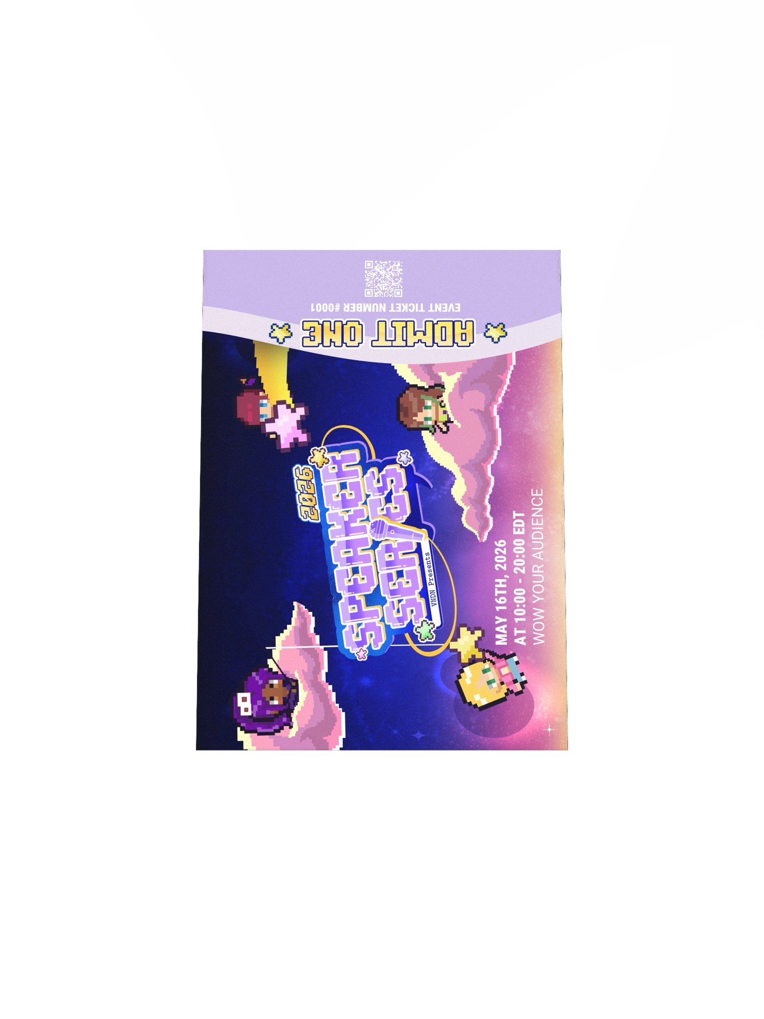 Speaker Series 2026 Commemorative Ticket Print product image (4)